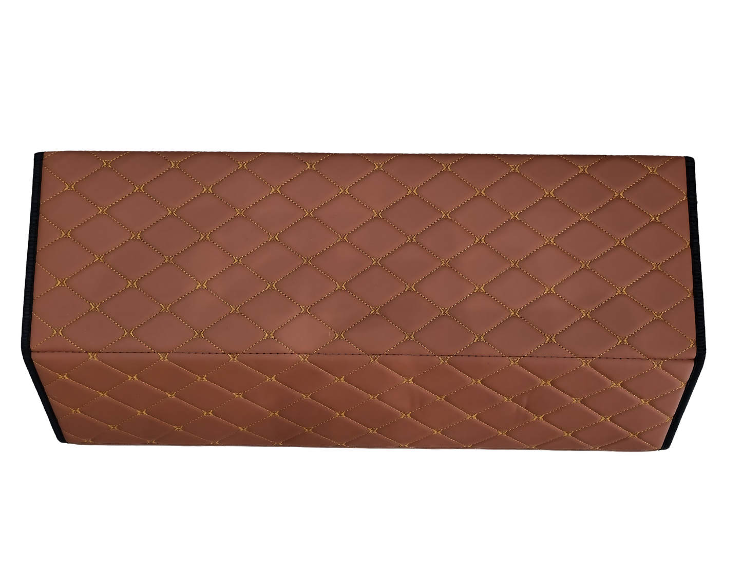Trunk Organizer Leather Storage Box for Car - Large 3 Compartments - THABTHABA STORE