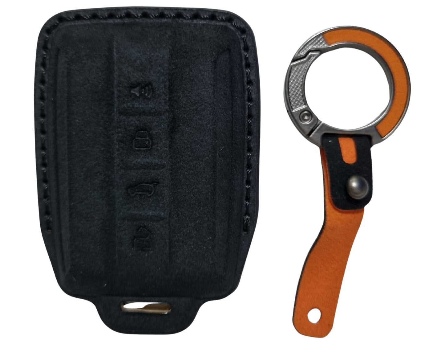 Tank 500 Car Key Cover and orange-handled tool on a white background
