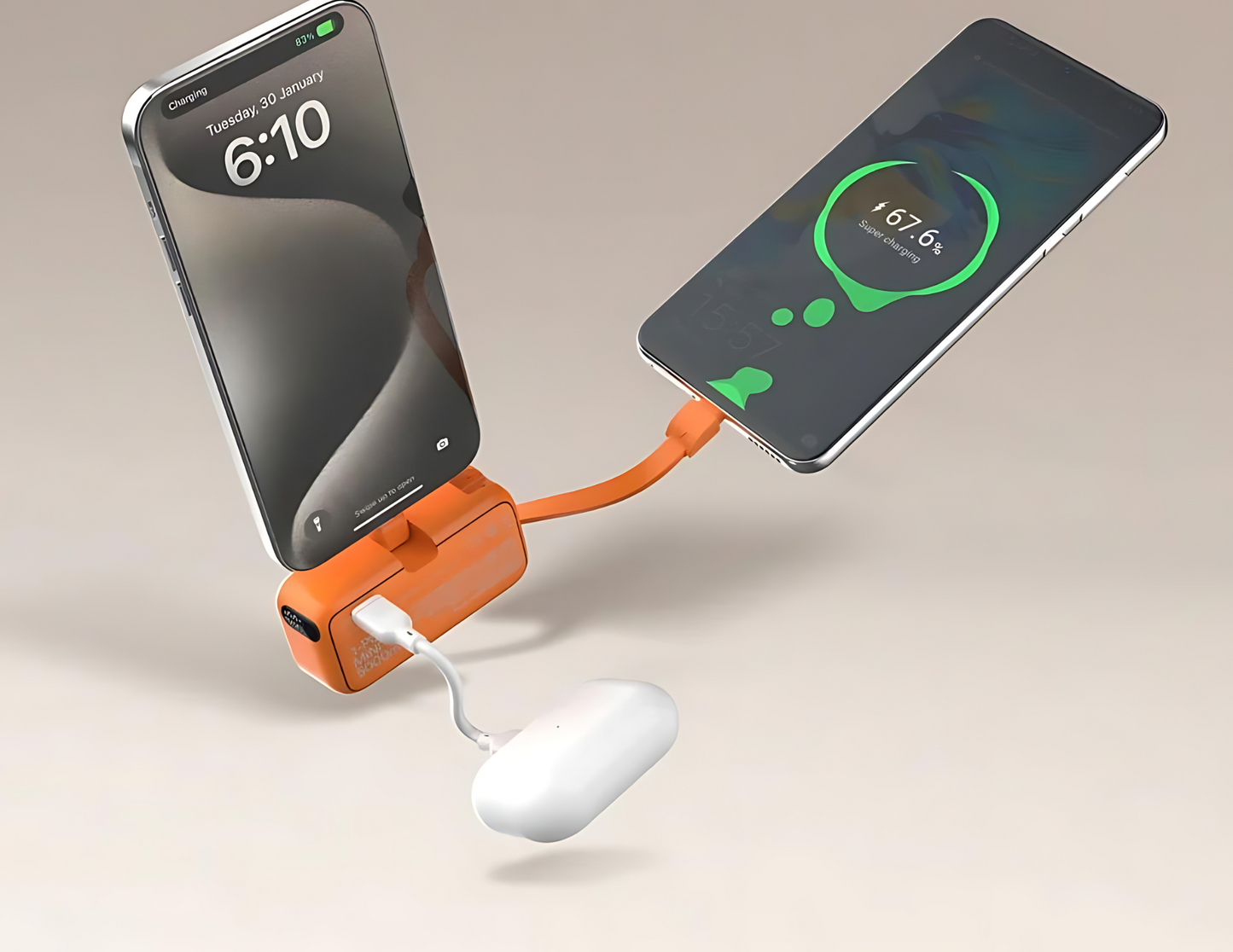 Momax 1-Power Mini , 3-in-1 Power Bank 5000mAh - Lightning - THABTHABA STORE