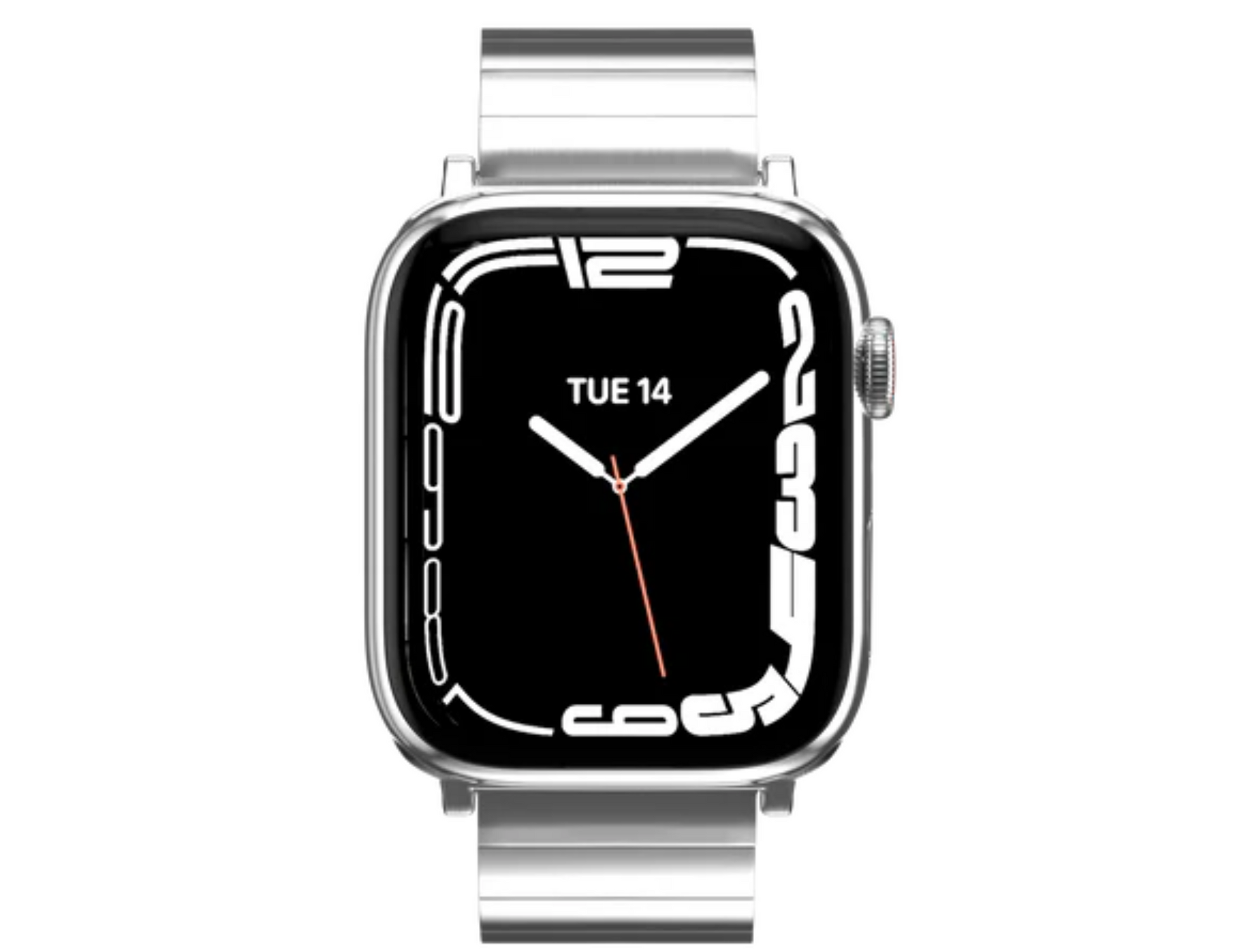 MagEasy Maestro M Magnetic Stainless Steel Apple Watch Loop - Silver and Black - THABTHABA STORE