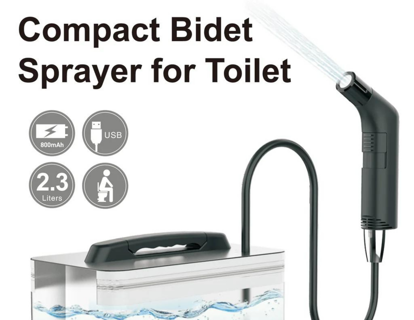 Compact Bidet Sprayer for Travel - THABTHABA STORE