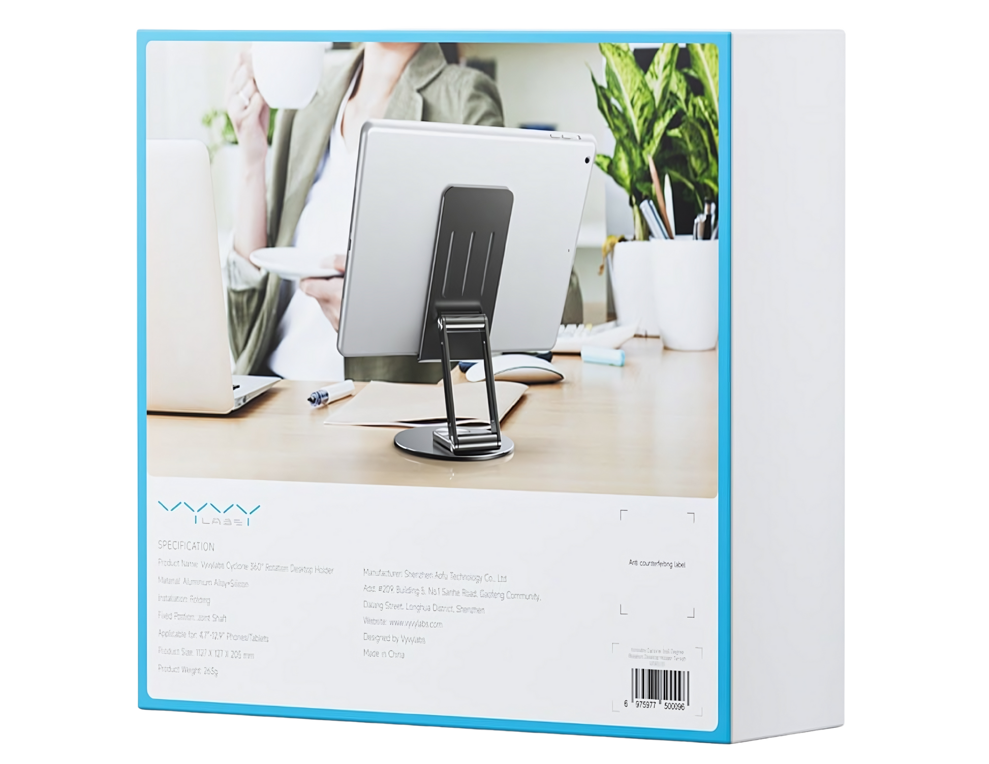 Vyvylabs Cyclone 360 Degree Rotation Desktop Holder - Tarnish - THABTHABA STORE