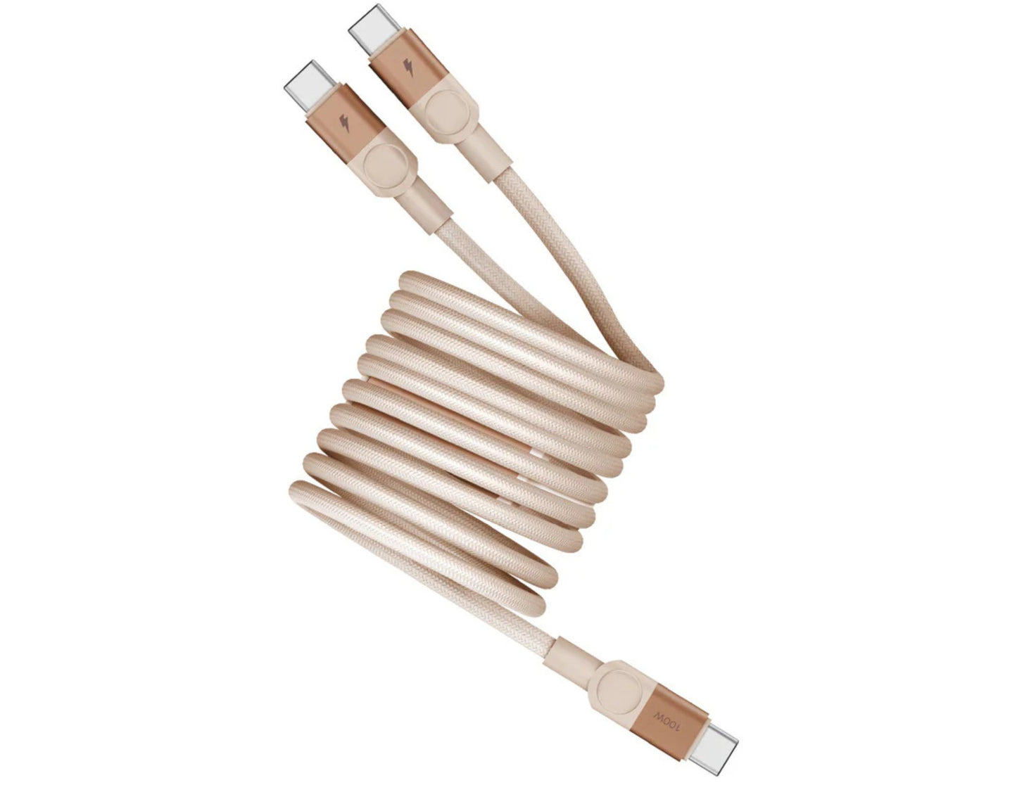كابل مغناطيسي Momax Mag.Link 100W USB-C إلى USB-C مزدوج (DC56D/DC56L2)