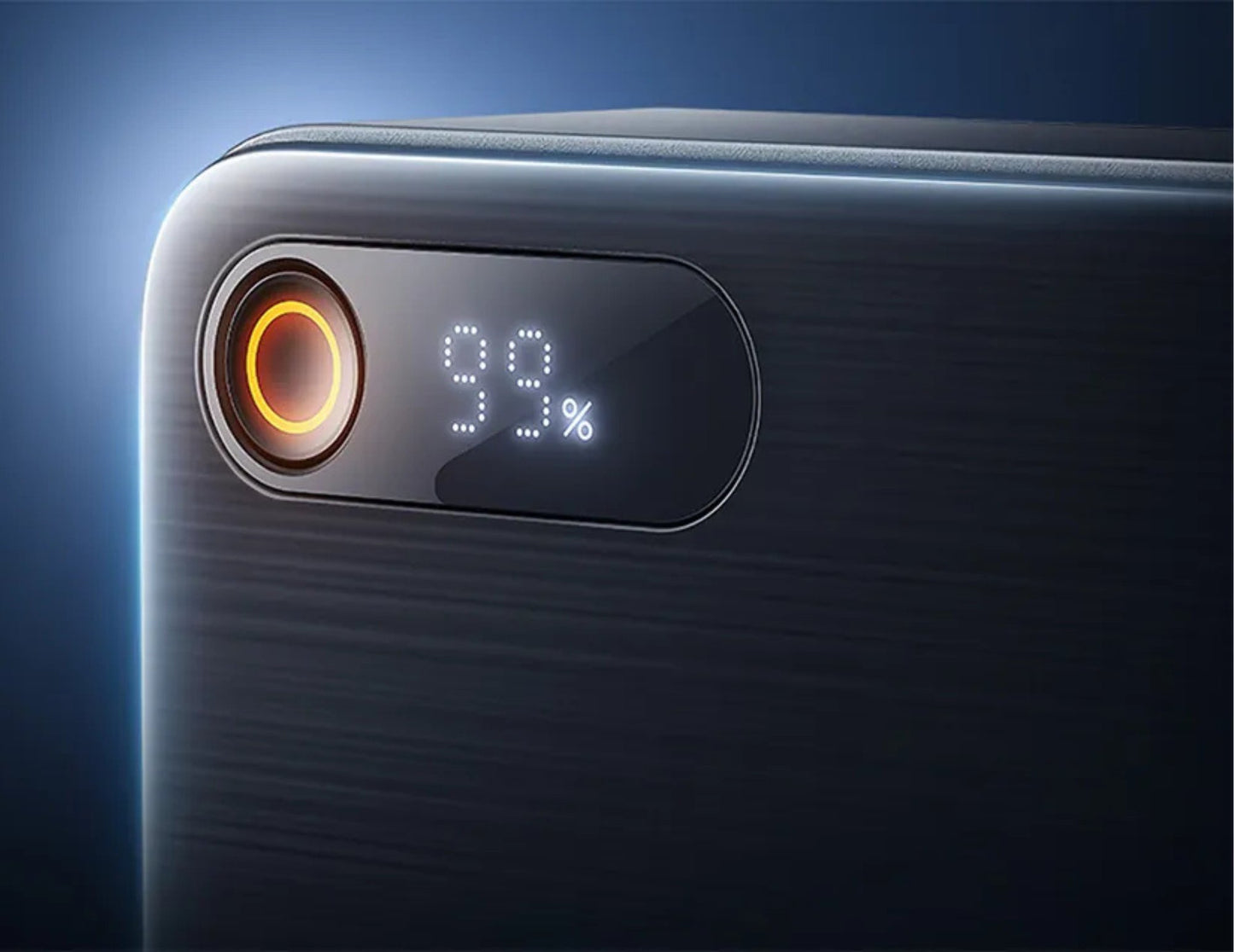 Baseus Super Energy Pro+ Car Jump Starter and charging indicator on a dark background