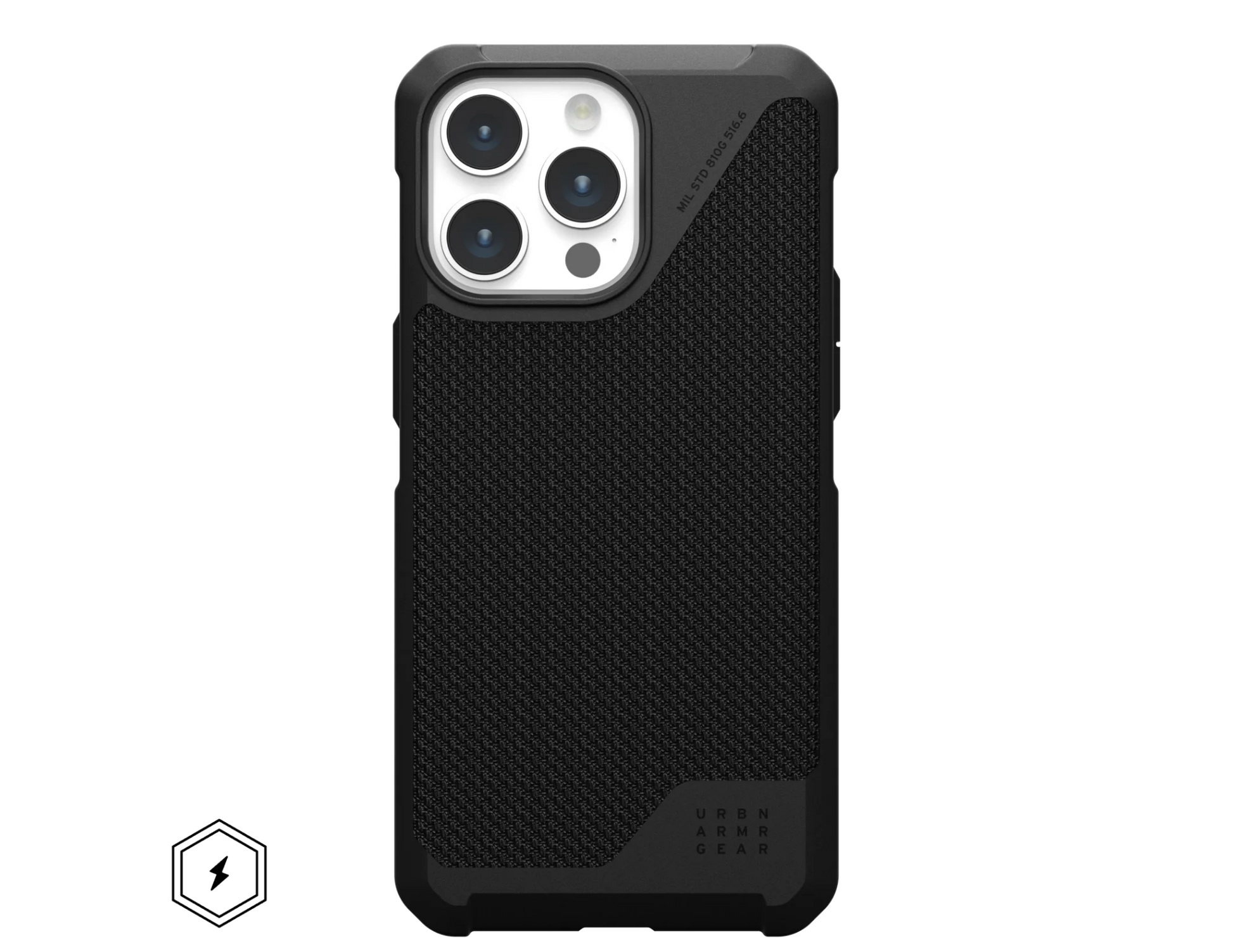 UAG Metropolis LT Case for iPhone 15 Pro - Pro Max - Kevlar Black & Olive - THABTHABA STORE