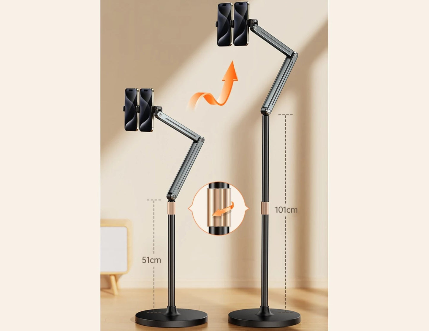 P86S Universal Stand for Mobile Phone and Tablet – Gray
