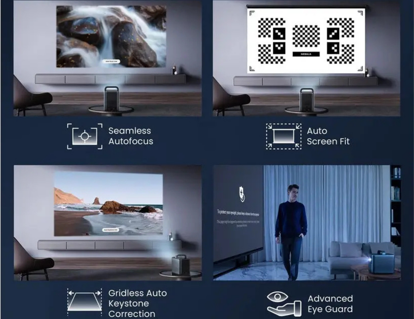 Anker Nebula Cosmos Laser 4K Projector D23502F1