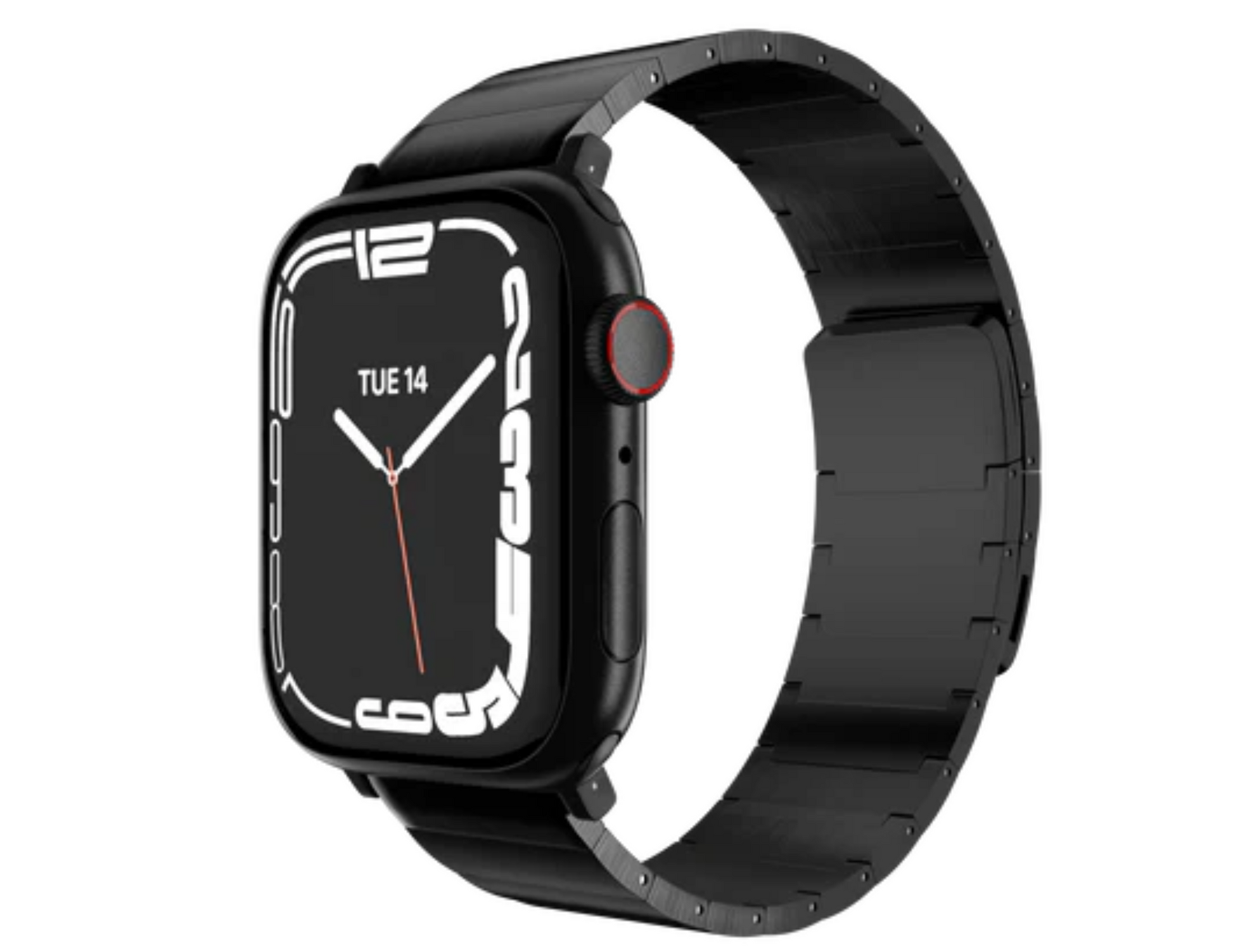 MagEasy Maestro M Magnetic Stainless Steel Apple Watch Loop - Silver and Black - THABTHABA STORE