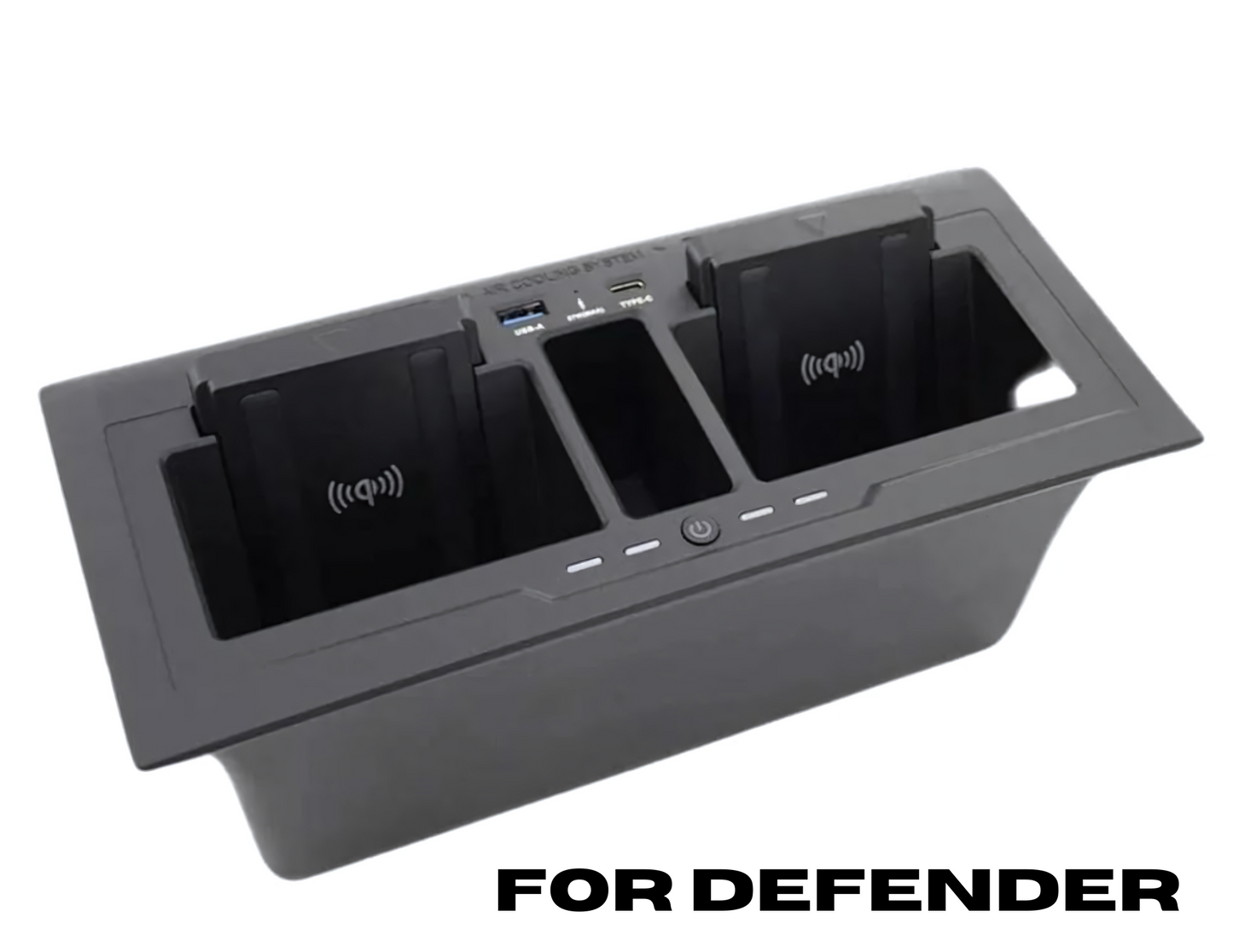 Dual Wireless Car Charger Dock for Land Rover Defender - THABTHABA STORE