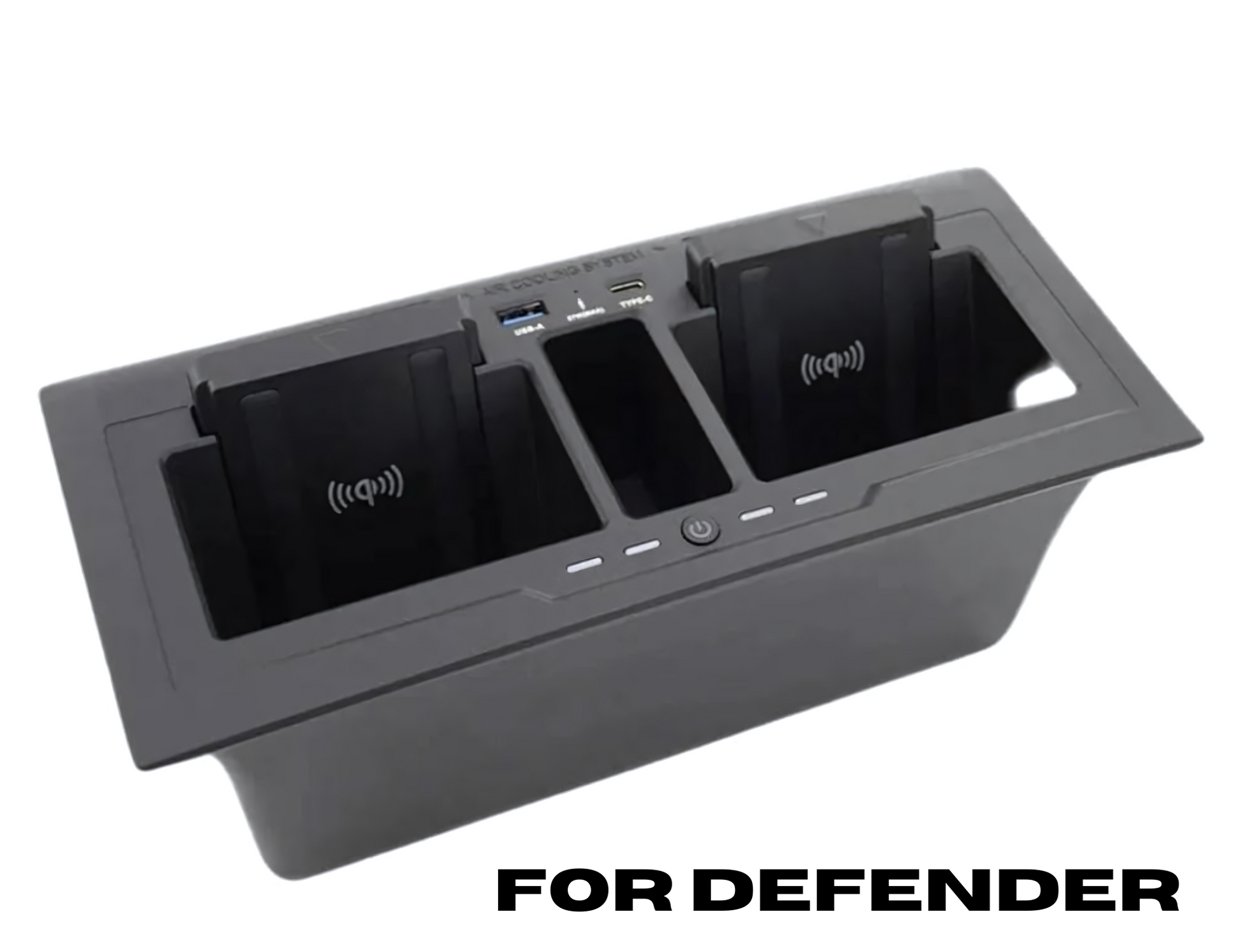 Dual Wireless Car Charger Dock for Land Rover Defender - THABTHABA STORE