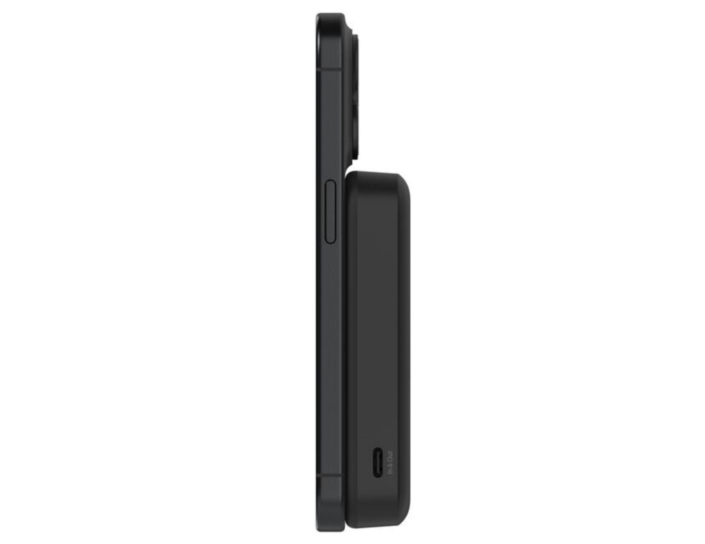Belkin BoostCharge Pro Magnetic Wireless Power Bank 15W 8K+ BPD007btBK on a white background