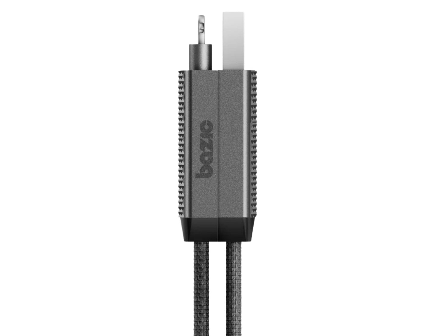 Bazic AluCable 15CM – USB-C, Lightning & USB-A