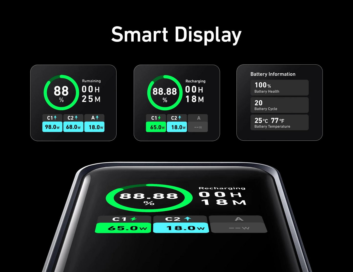 Anker Prime 20,000mAh Power Bank (200W) – A1336011