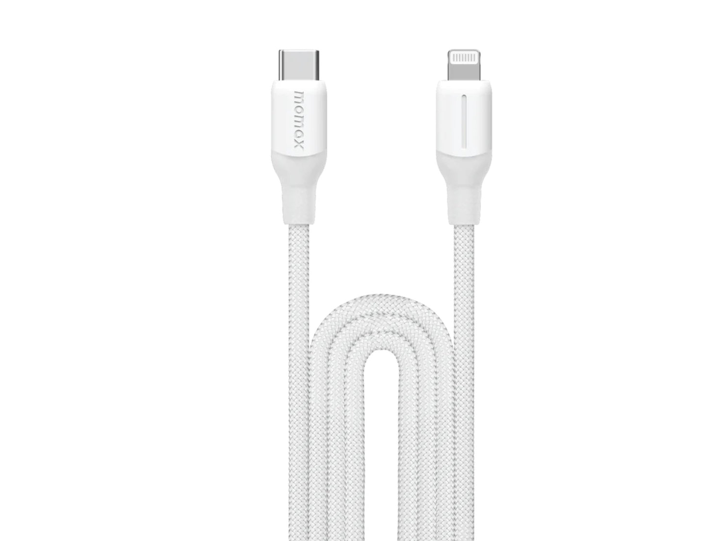 Momax 1-Link Flow CL+ USB-C to Lightning Braided Cable 2m (DL55D / DL55W) – MFi Certified Fast Charging Cable for iPhone & iPad