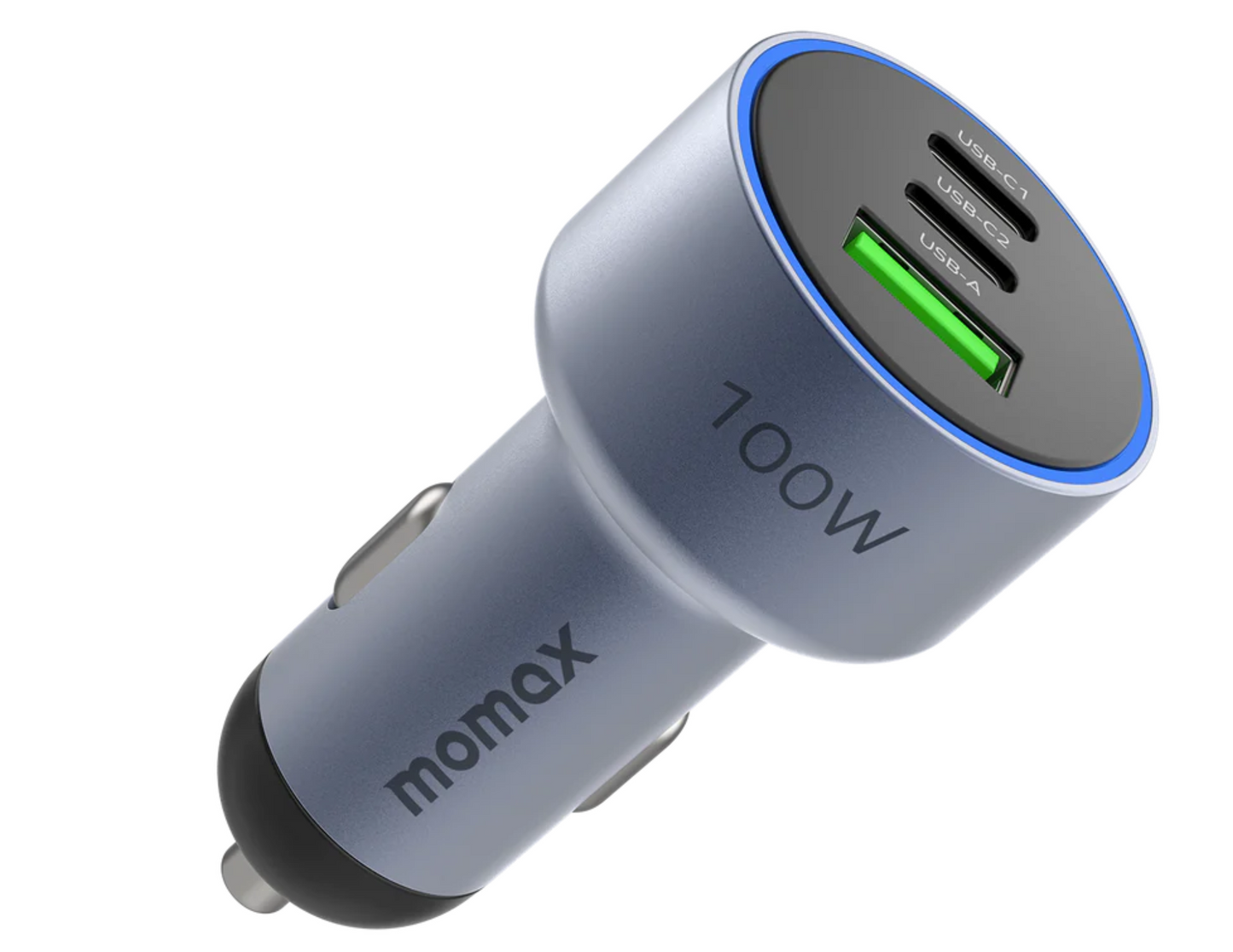 Momax MoVe 100W 3 Port Car Charger - UC17 - THABTHABA STORE