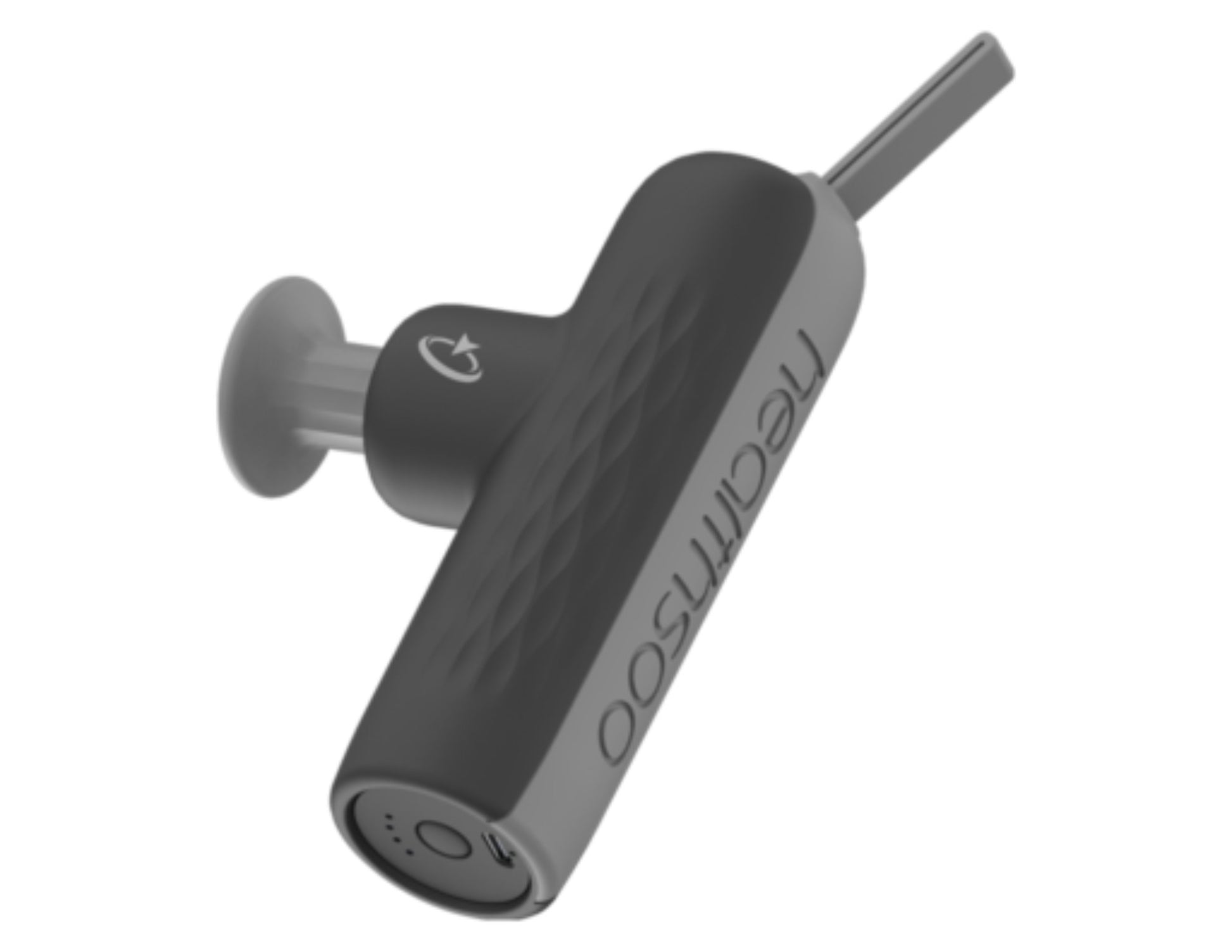 Black Goaltage MuscleEase Massager – GT-MSG03 with 'Technisoo' branding on a white background