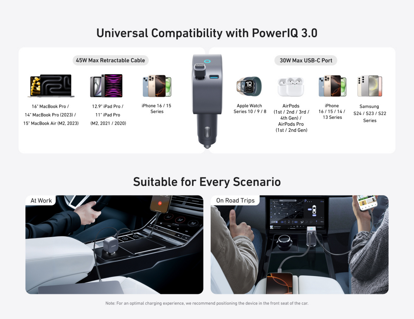Anker Nano 75W Car Charger A2738HA1