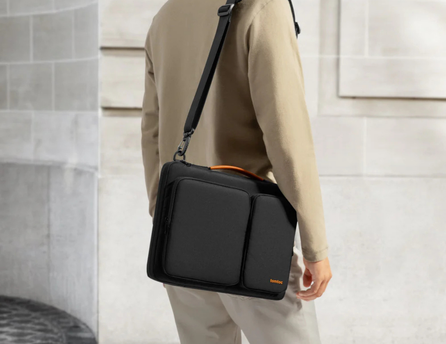 Tomtoc Defender-A42 Laptop Briefcase for 16-inch New MacBook Pro M4/M3/M2/M1