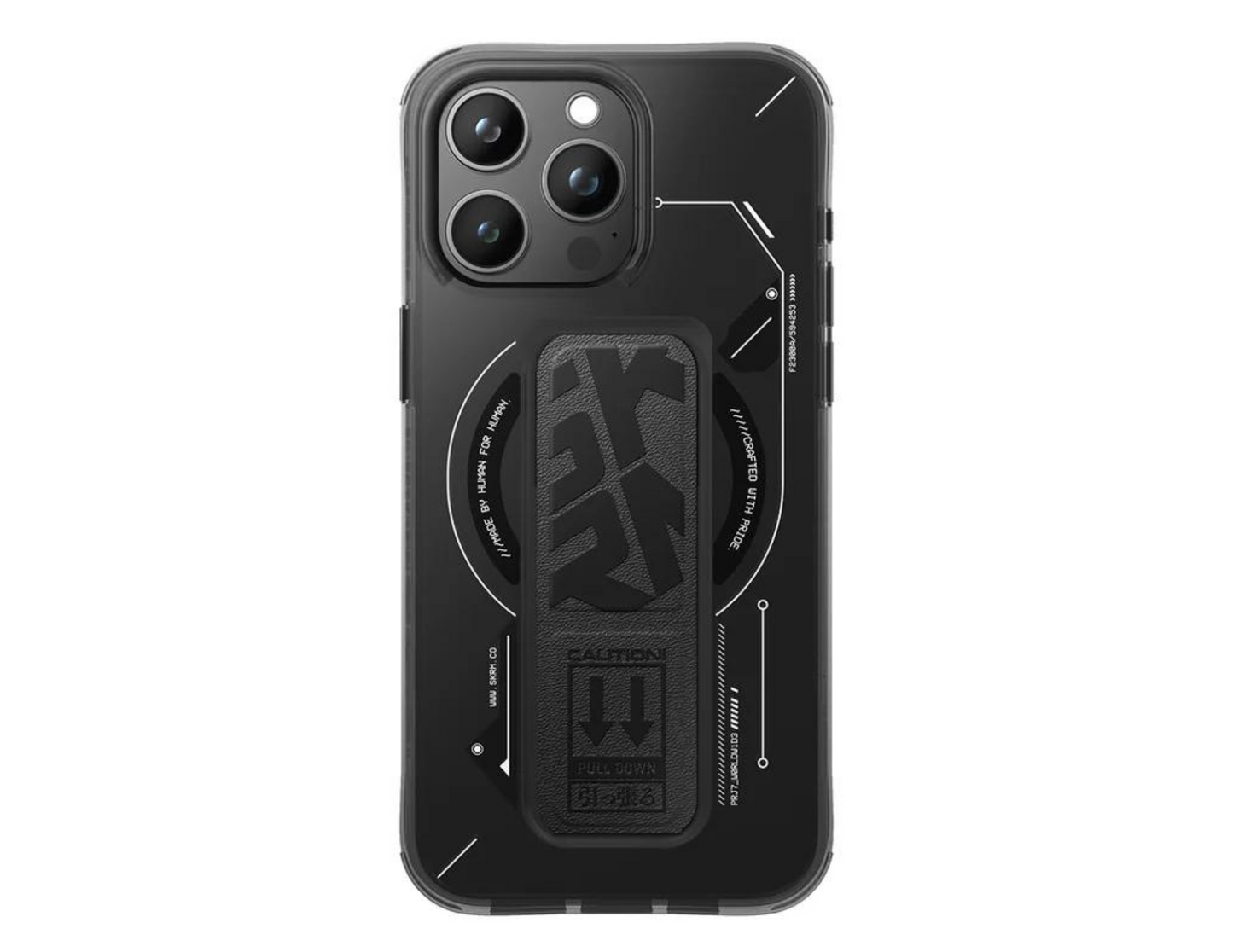 Skinarma HELIO Clear Case With Extendable Gripstand for iPhone 15 Pro - THABTHABA STORE