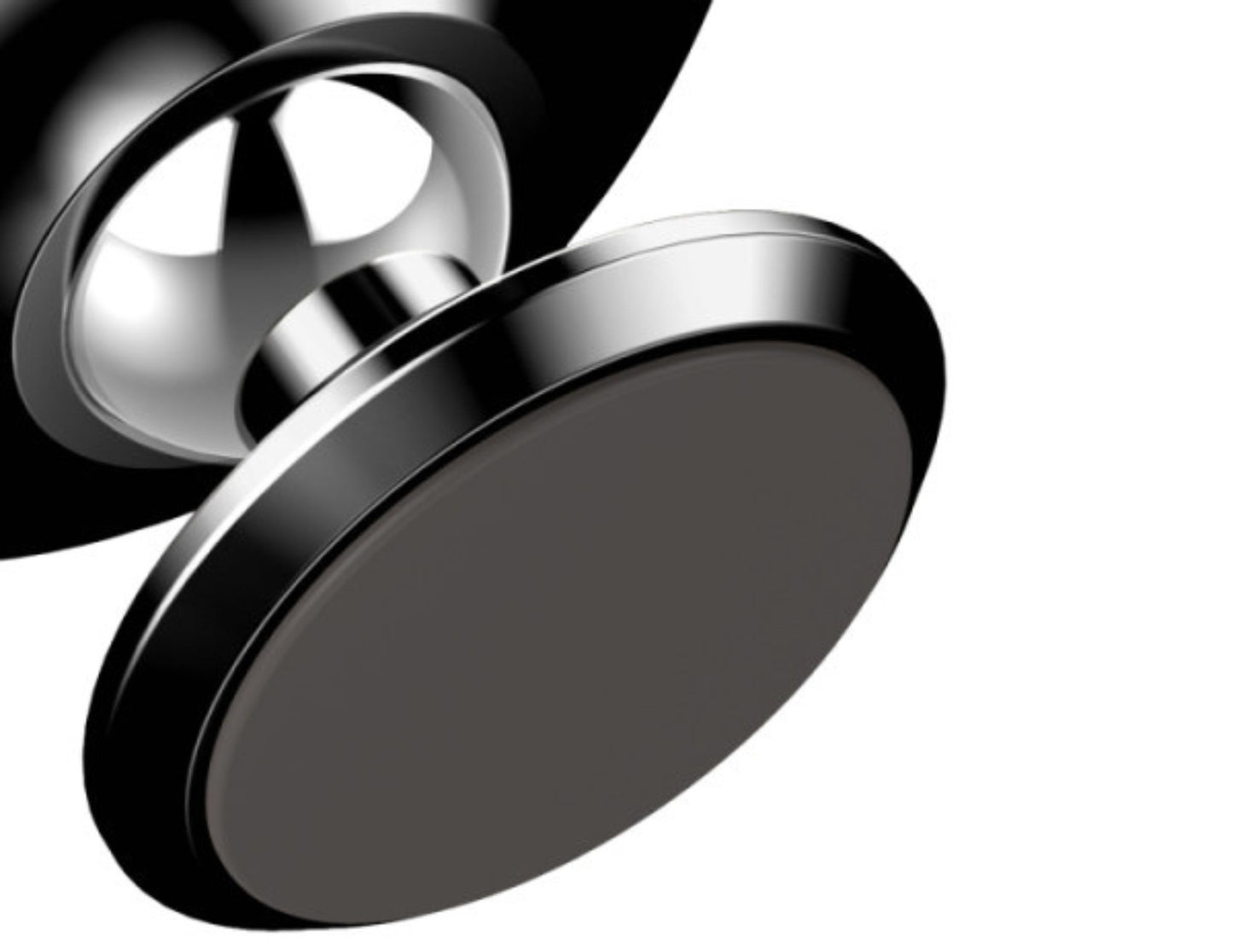 حامل هاتف مغناطيسي للسيارة من سلسلة Baseus Small Ears C40141403113-00 - مثبت بشفط 360 درجة | أسود عنقودي