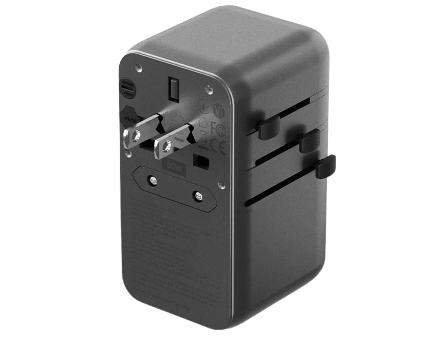 Energea TravelWorld Adapter GaN85 – TWA-GAN85C-GUN