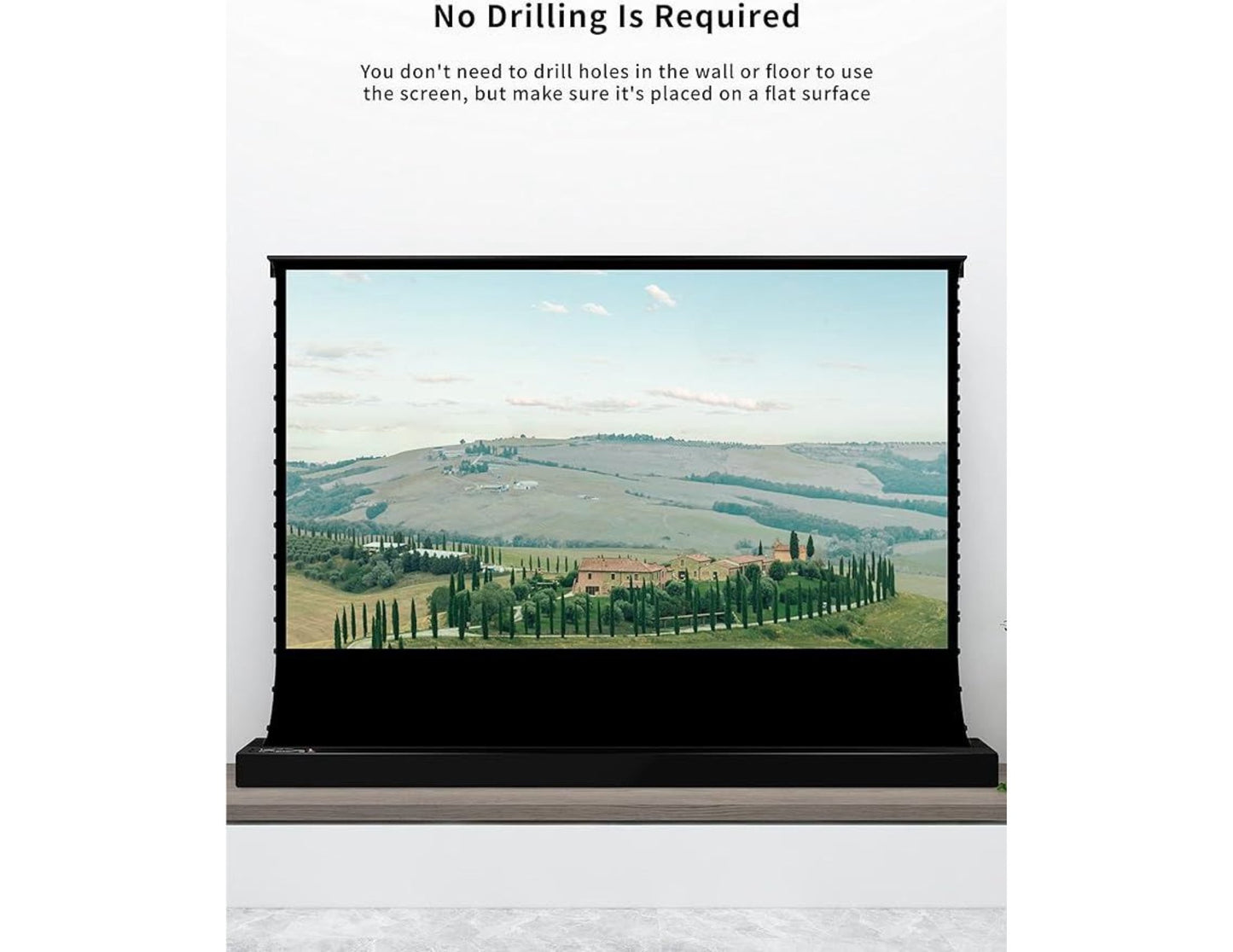 Electric Floor Rising Projector Screen