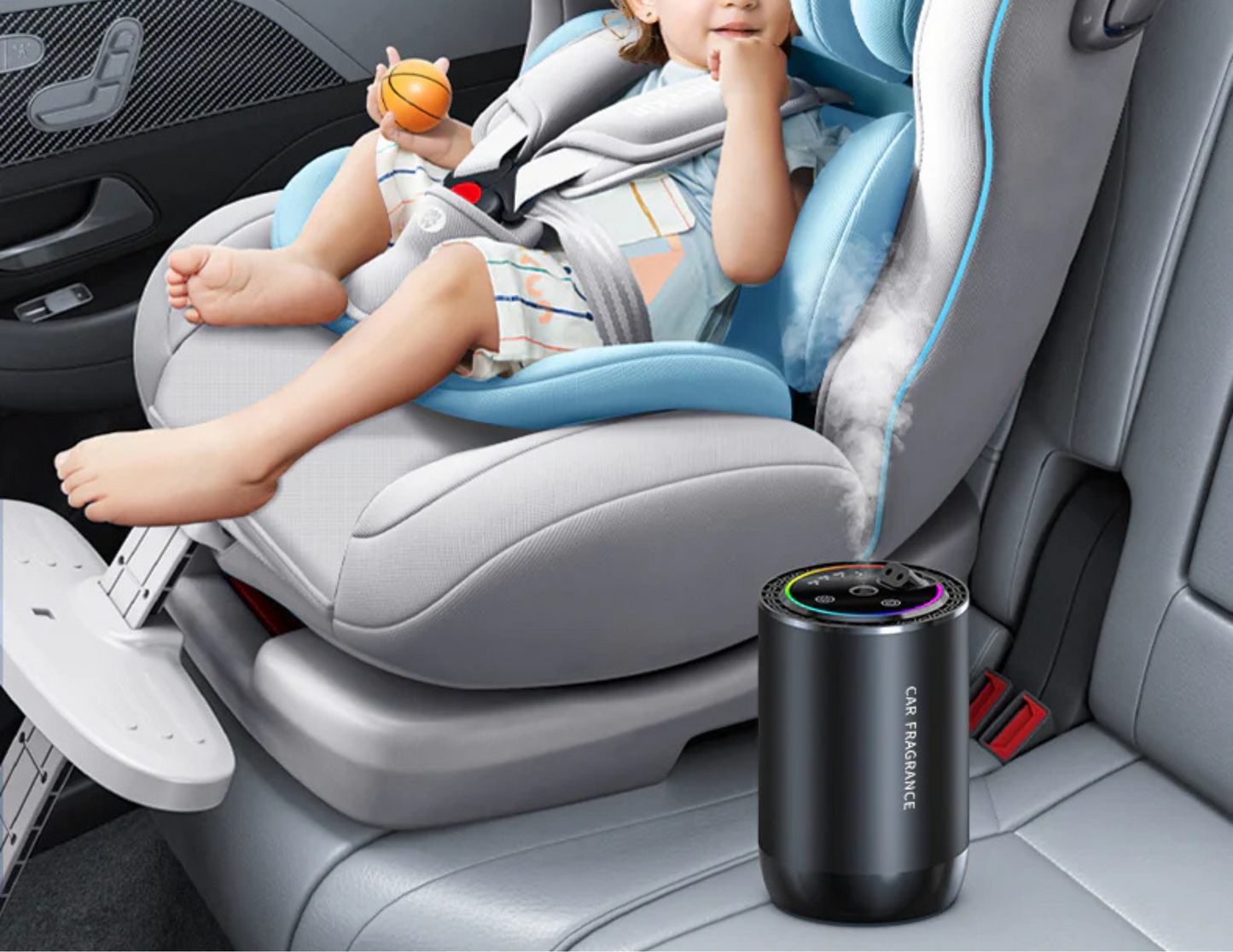 Sound Pickup Dual Color Starry Sky Projection Aromatherapy Diffuser - Car Fragrance