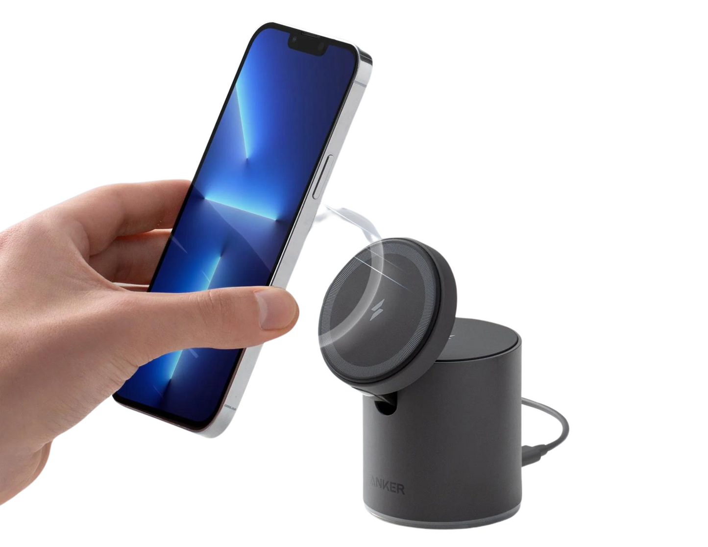 Anker Magnetic Wireless Charger, 623 MagGo 2-in-1 Charging Station with 20W USB-C Charger - THABTHABA STORE