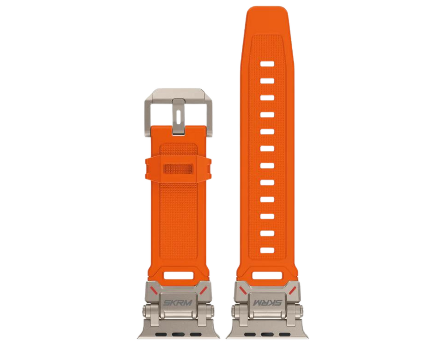 SkinArma Apple Watch Ultra Bands - Orange Red and Black - THABTHABA STORE