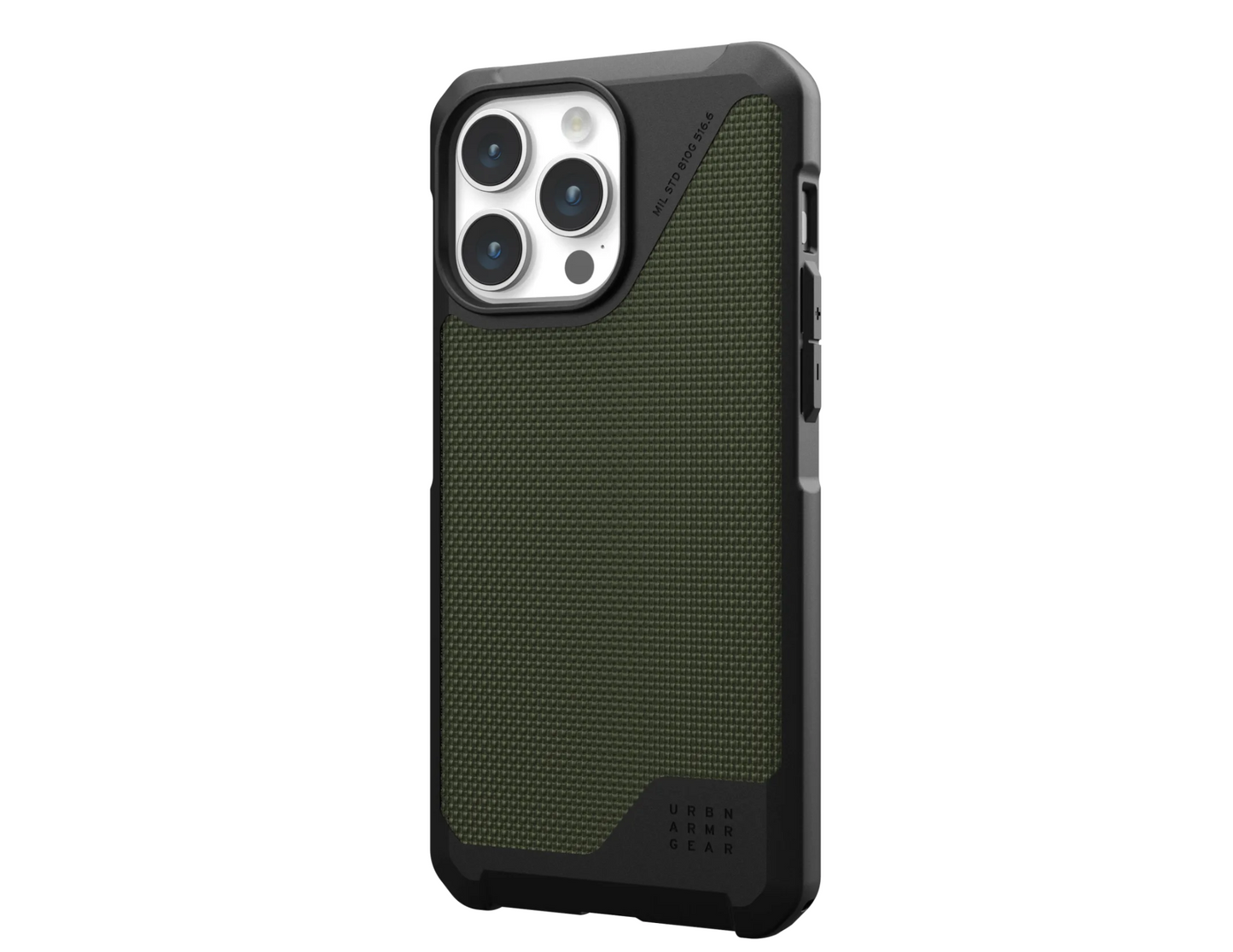 UAG Metropolis LT Case for iPhone 15 Pro - Pro Max - Kevlar Black & Olive - THABTHABA STORE