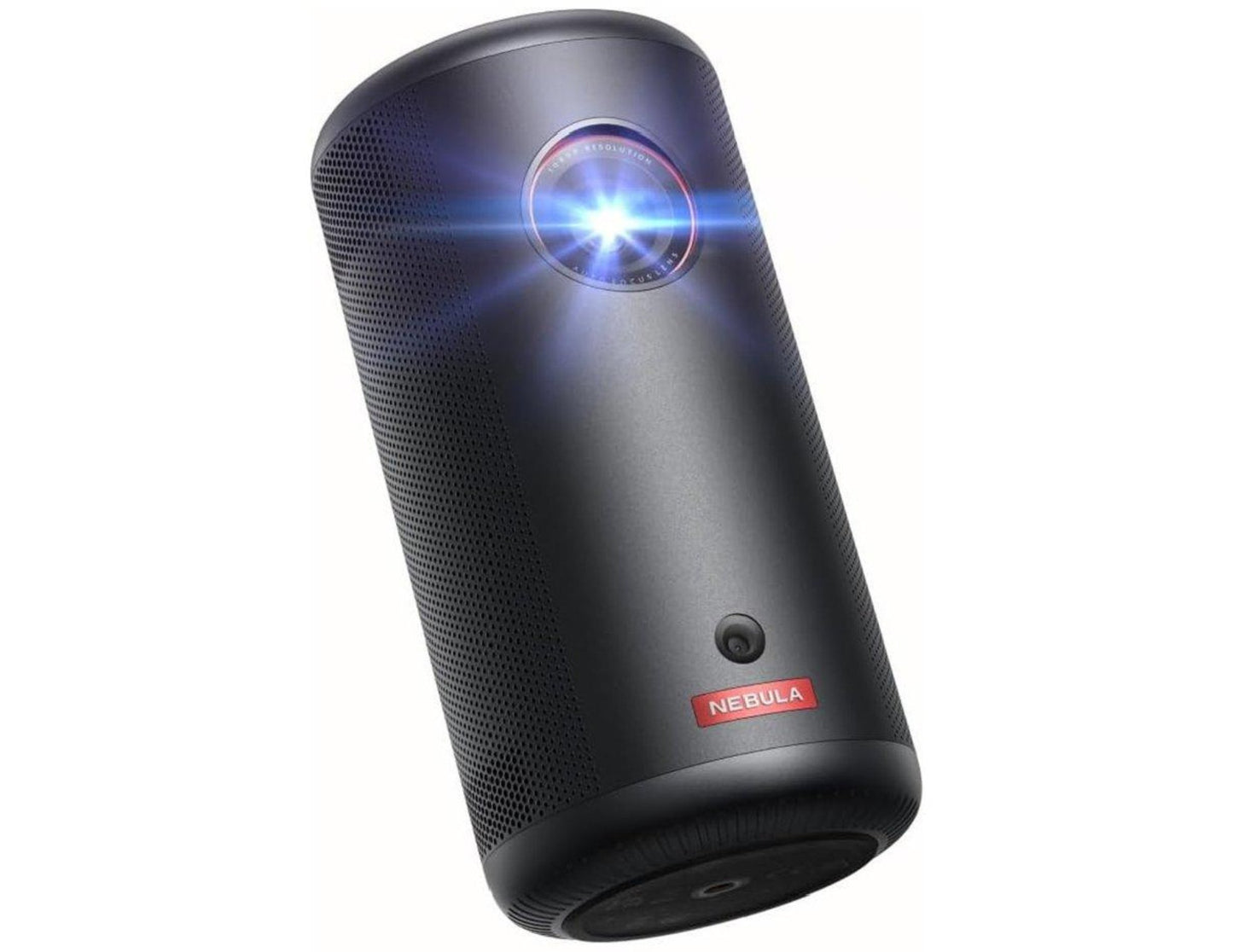 Anker Nebula Capsule 3 Laser (D2426212) - 1080p HD Portable Projector with blue light on a white background