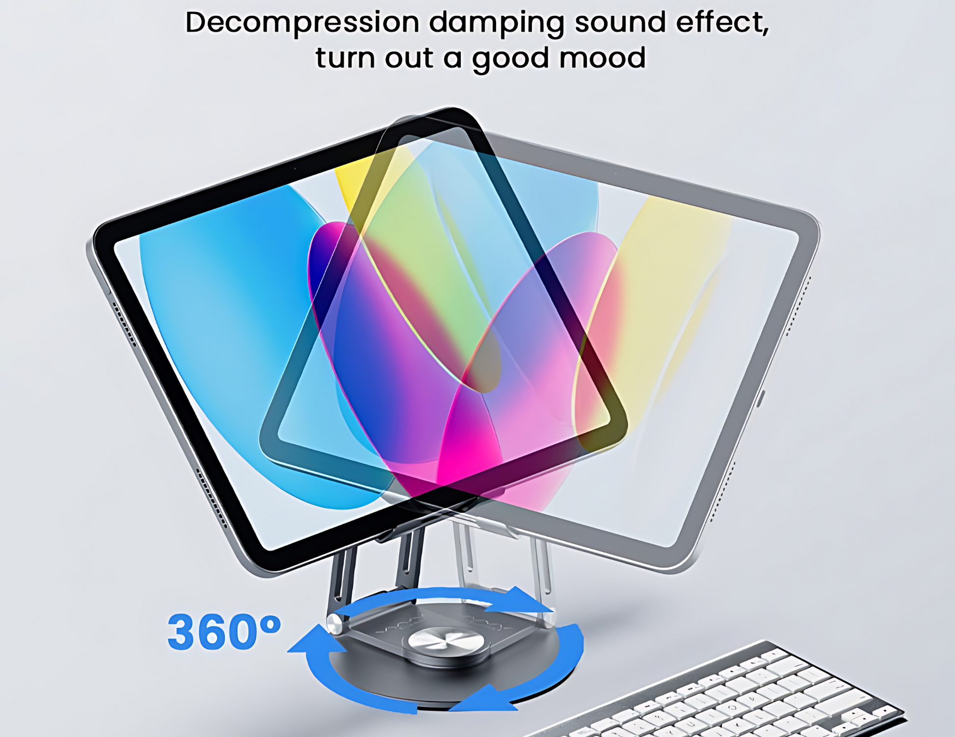 Vyvylabs Cyclone 360 Degree Rotation Desktop Holder - Tarnish - THABTHABA STORE