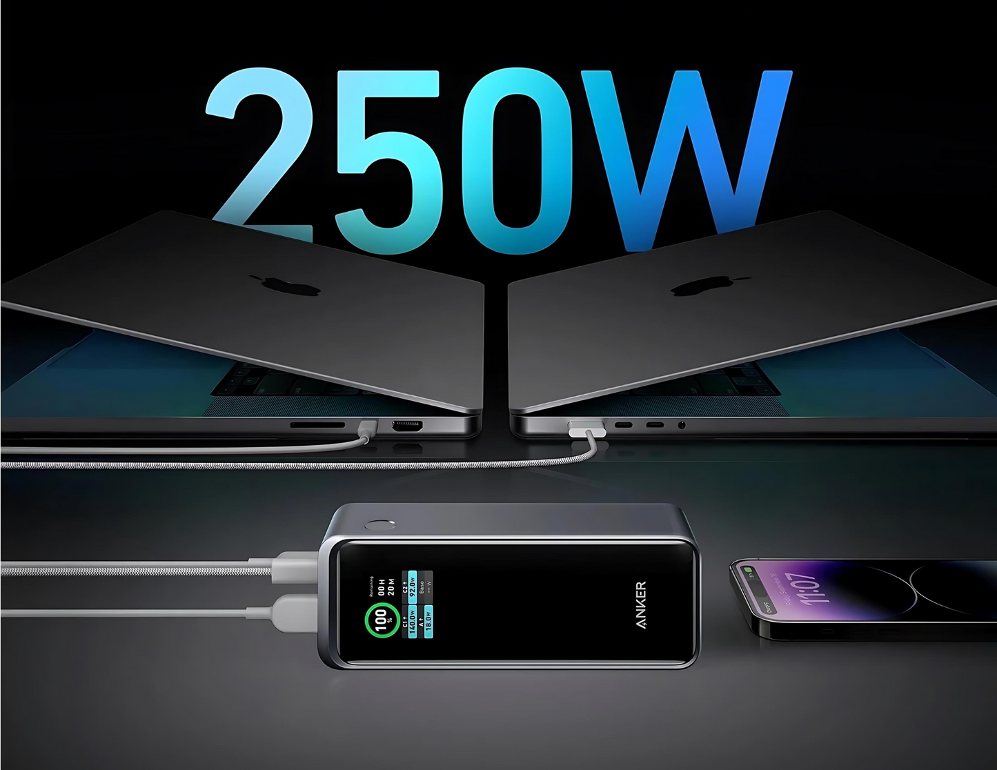 Anker Prime 27,650mAh Power Bank (250W) – A1340011