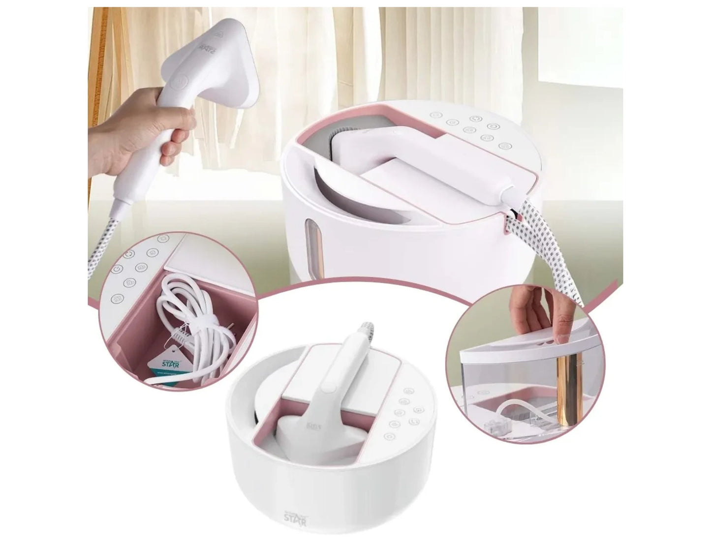Winning Star 2-in-1 Garment Steamer 2280W with 600ml Tank – ST-6108