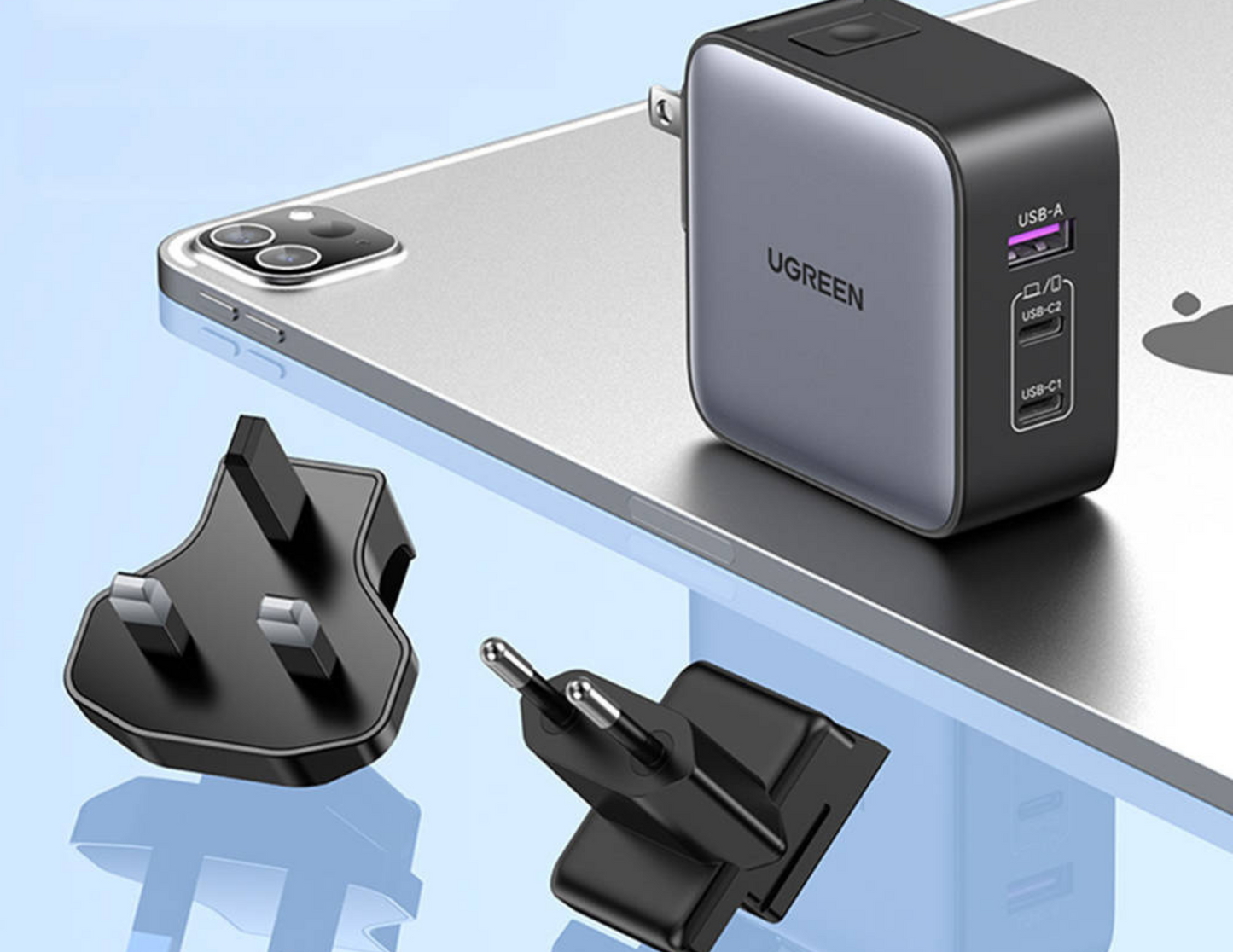 UGREEN Nexode 3-Port PD GaN Fast Charger 65W (CD296)