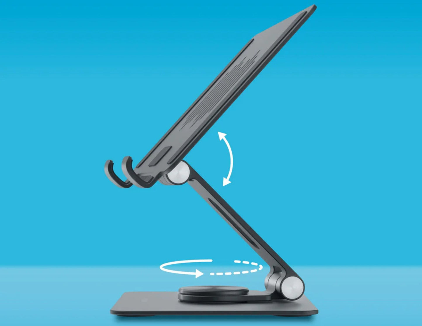 Momax Fold Stand Rotating Tablet Stand KH8E Grey