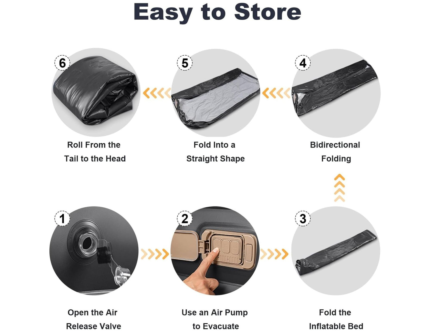 مرتبة هوائية B17 مزدوجة الحجم، لون بيج + قهوة / أسود + رمادي، مع مضخة أوتوماتيكية