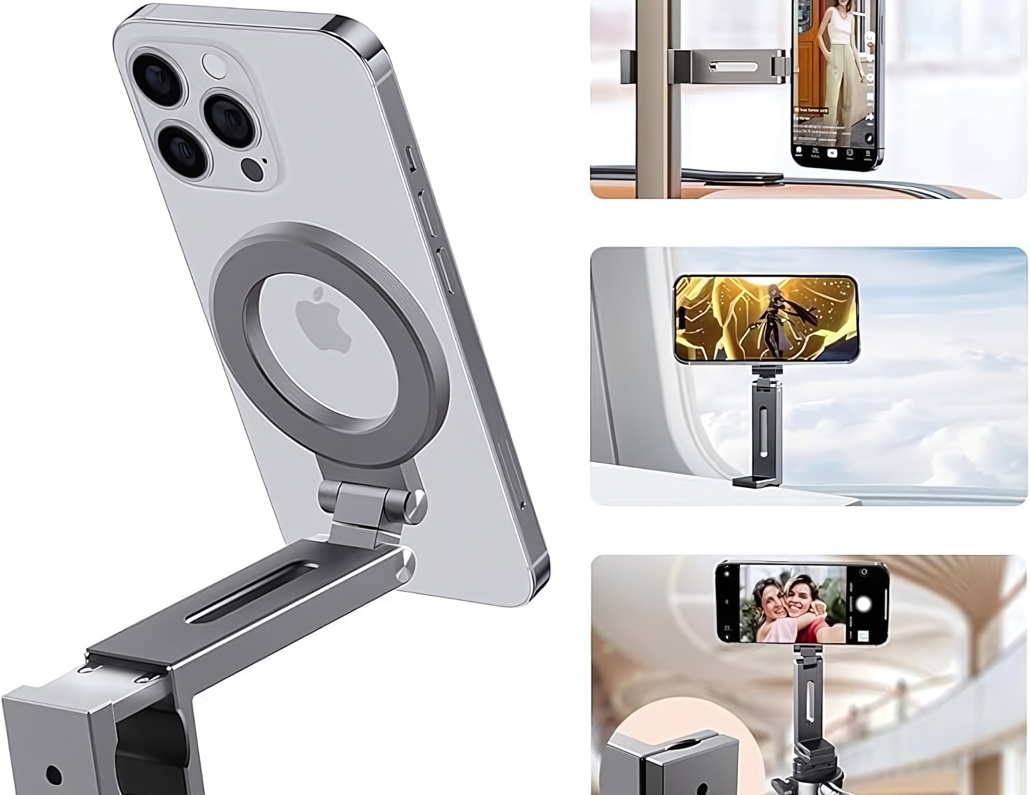 Ultralight Aluminum Magnetic Cell Phone Holder - THABTHABA STORE