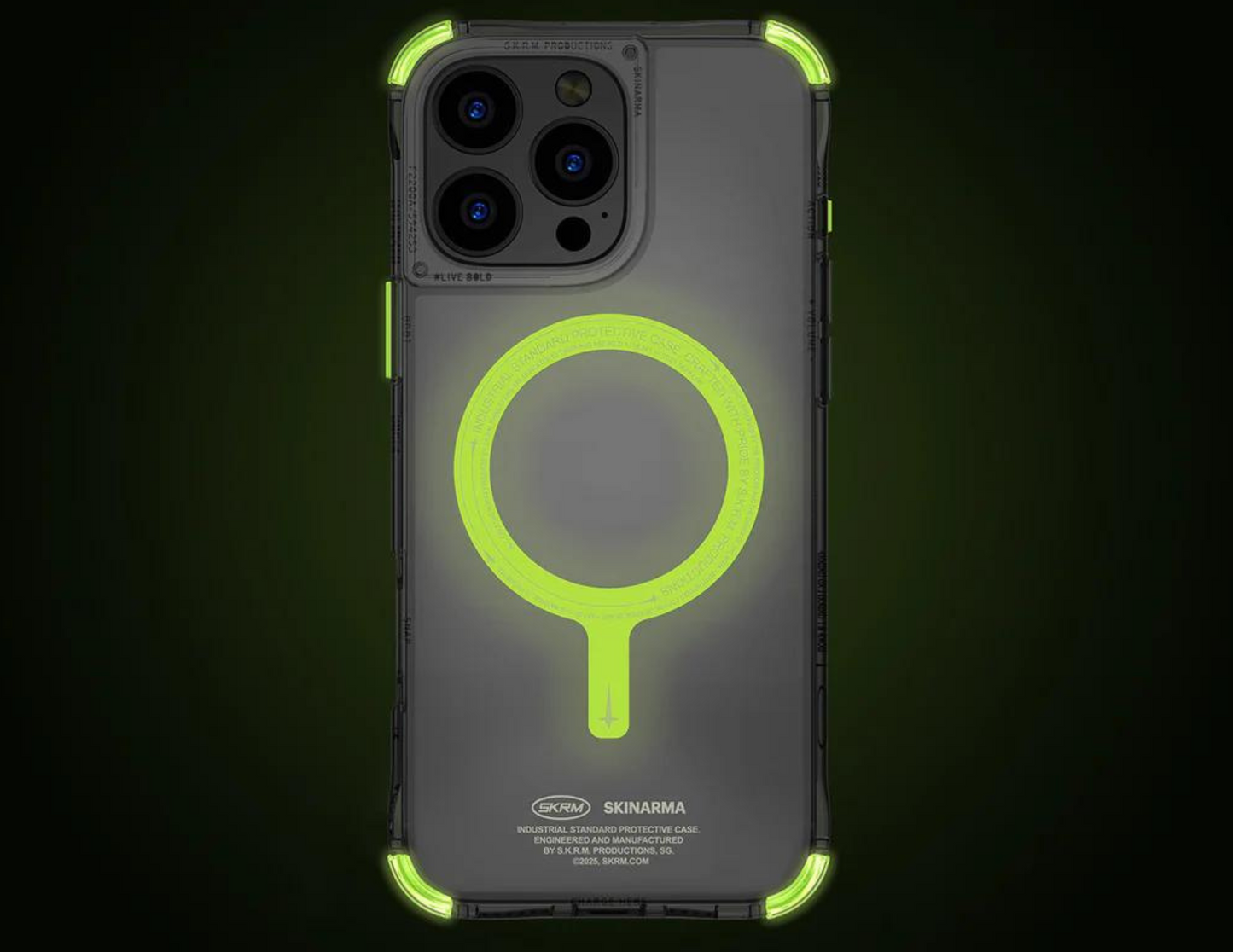 Skinarma - SAIDO NITEGLOW Mag-Charge - Secure Magnetic Alignment Case for iPhone 16 Pro & 16 Pro Max