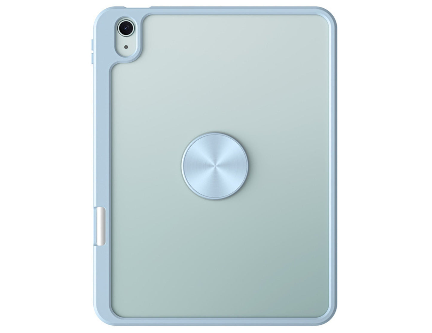 AmazingThing Titan Pro Magnium Case for iPad Gen 10 (A16) with a metallic ring holder on a white background