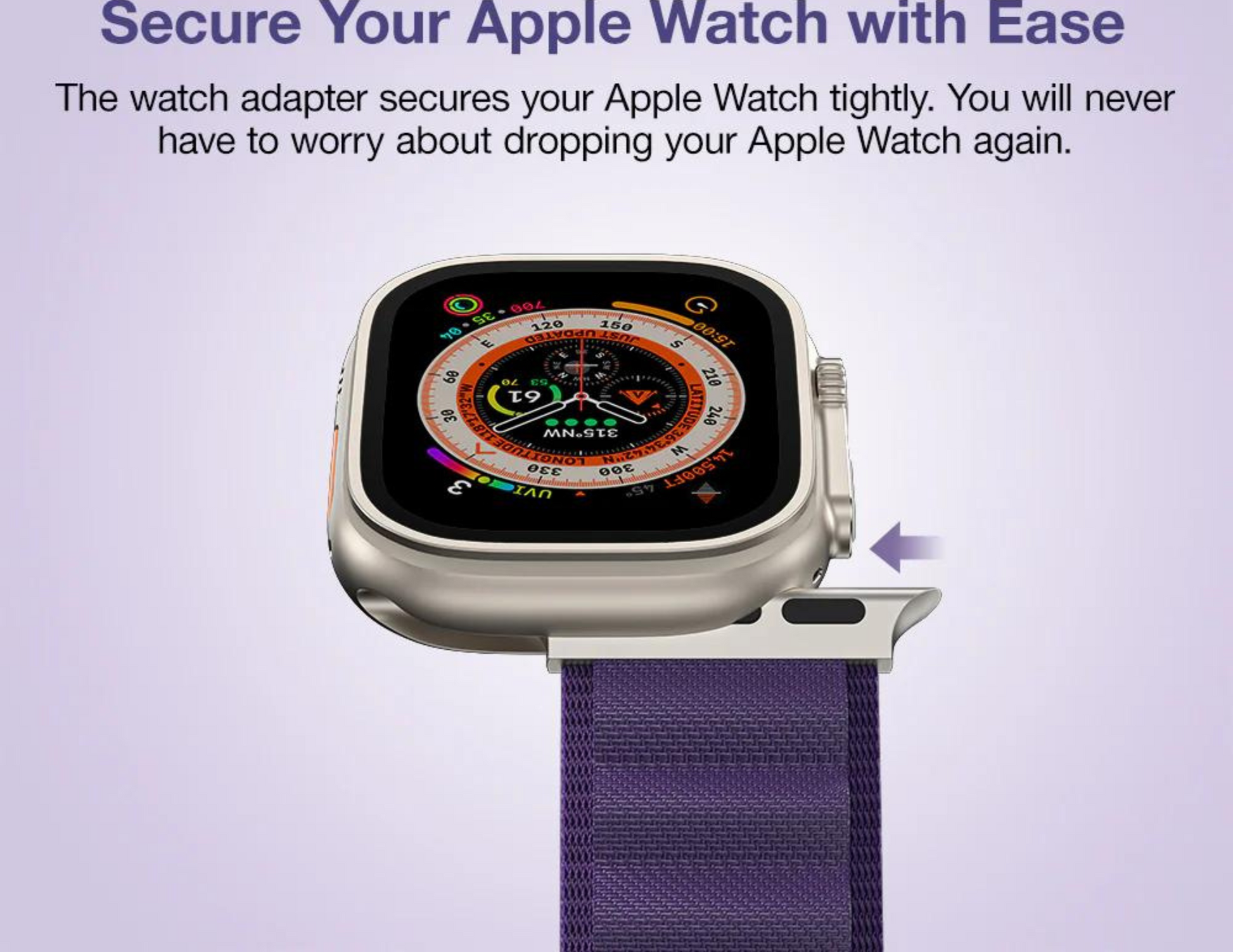 AmazinThing TITAN SPORT Metal Loop Band for Apple Watch - THABTHABA STORE