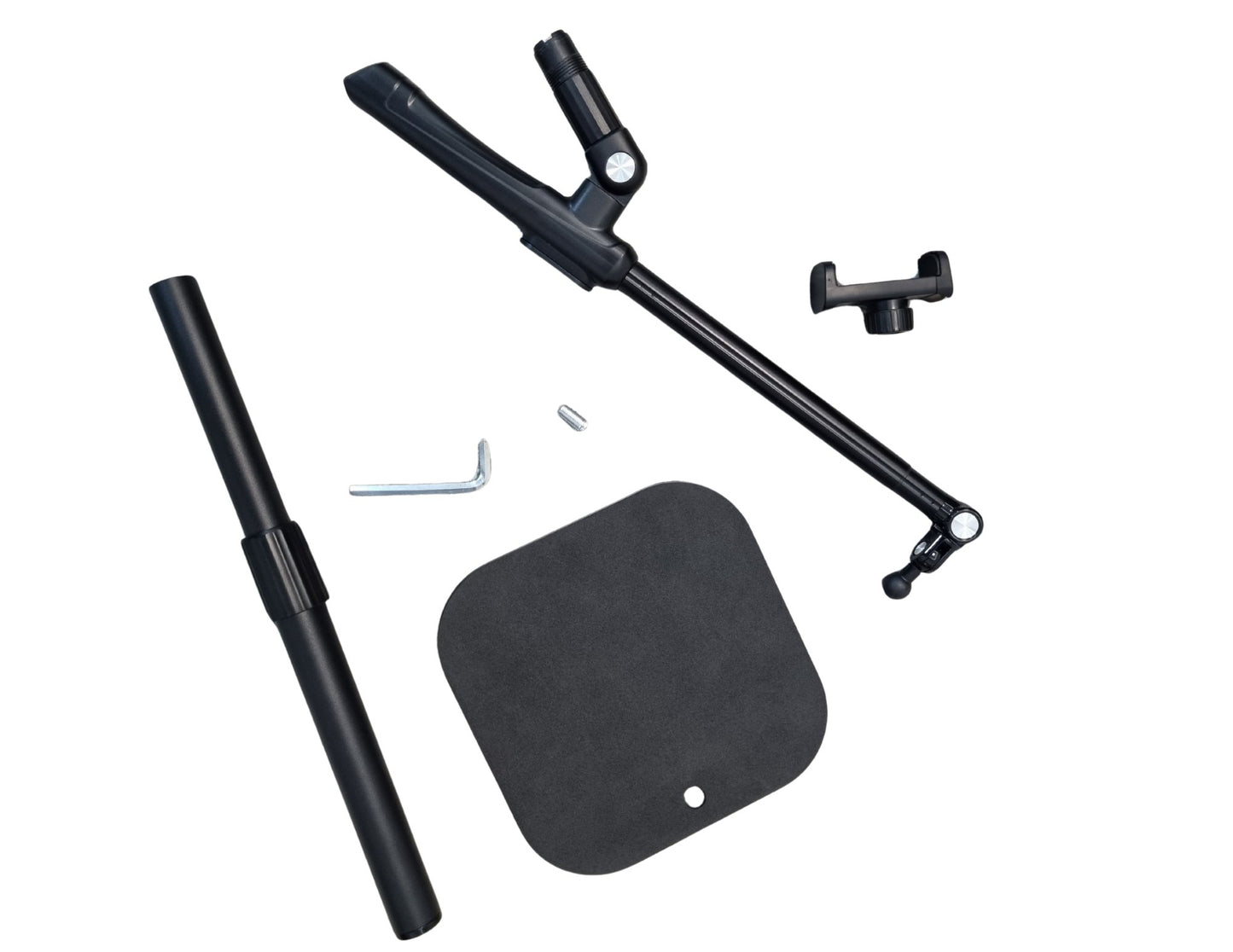 F7 Desktop Overhead Photography Stand with Multi-Axis Adjustment A-F7-ZMSJH – Black on a white background