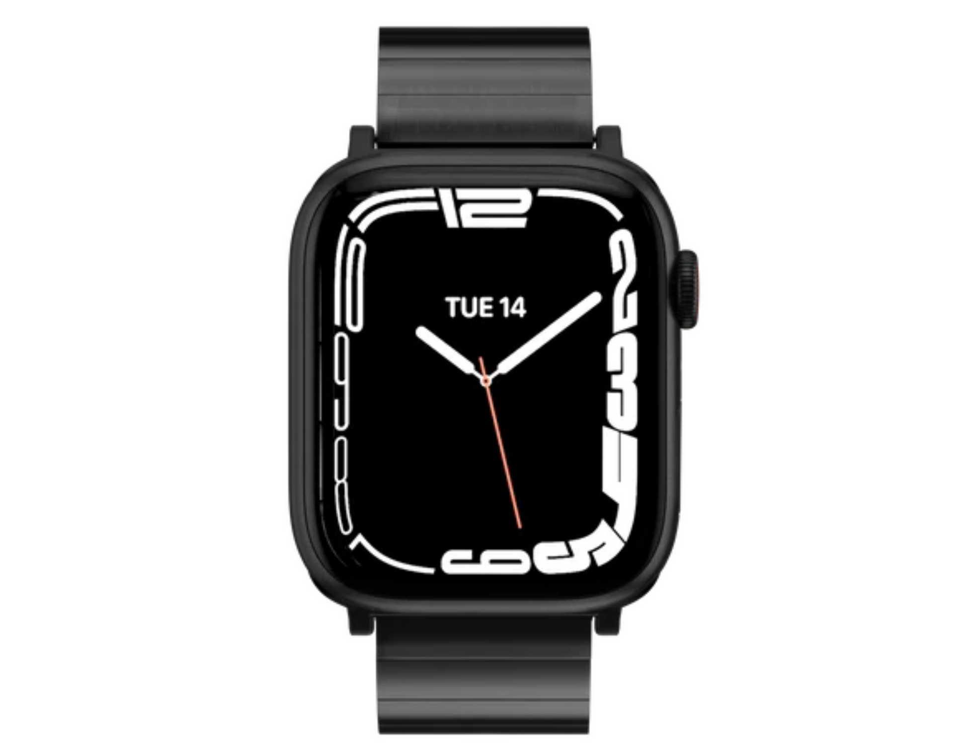 MagEasy Maestro M Magnetic Stainless Steel Apple Watch Loop - Silver and Black - THABTHABA STORE