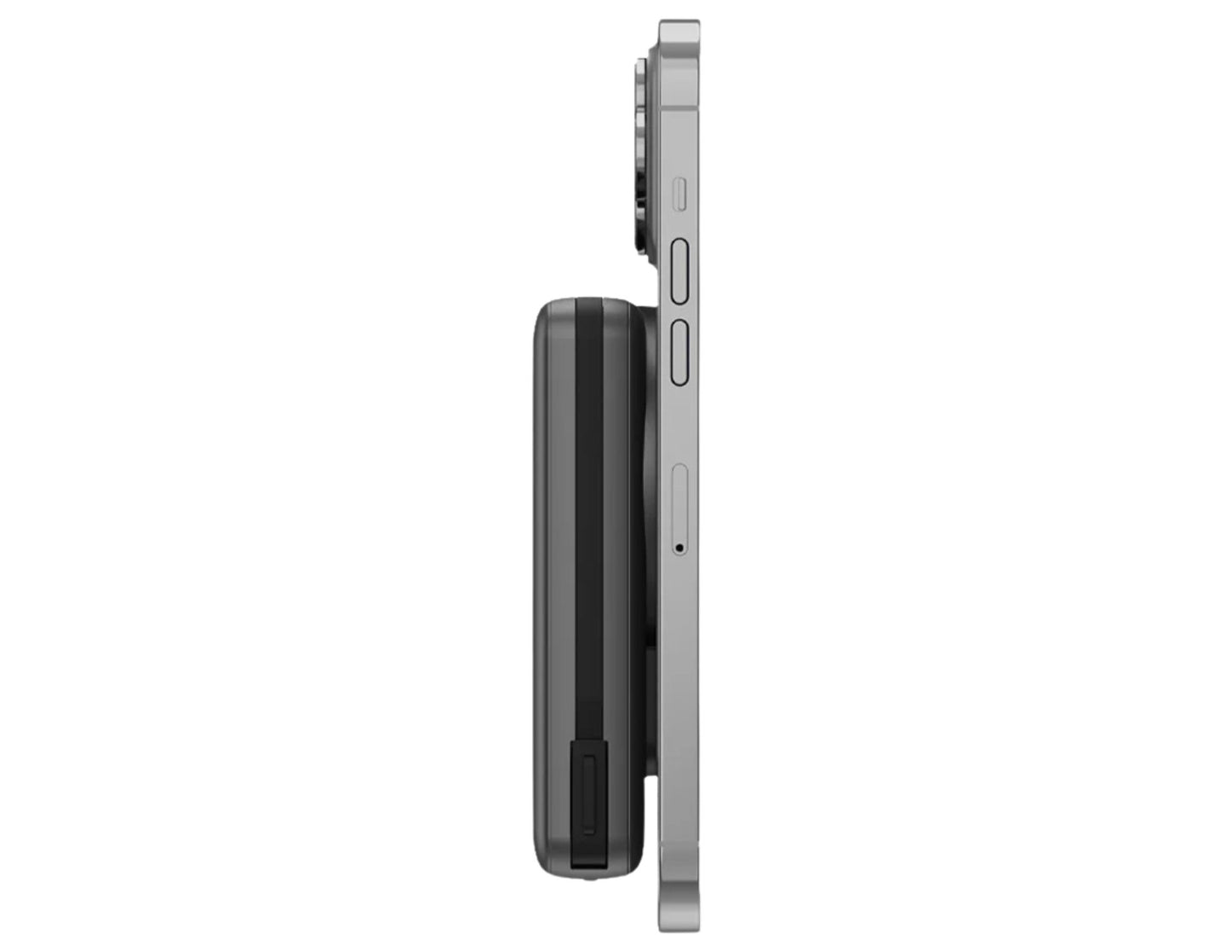 ENERGEA MagPac Pro+ 10,000mAh PD20W 15W Magnetic Power Bank MP-PROPLUS-GUN on a white background