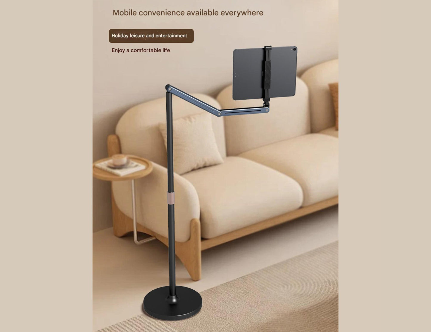 P86S Universal Stand for Mobile Phone and Tablet – Gray