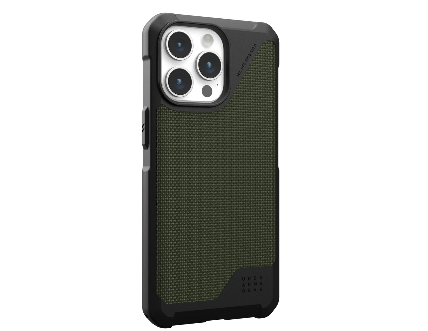 UAG Metropolis LT Case for iPhone 15 Pro - Pro Max - Kevlar Black & Olive - THABTHABA STORE