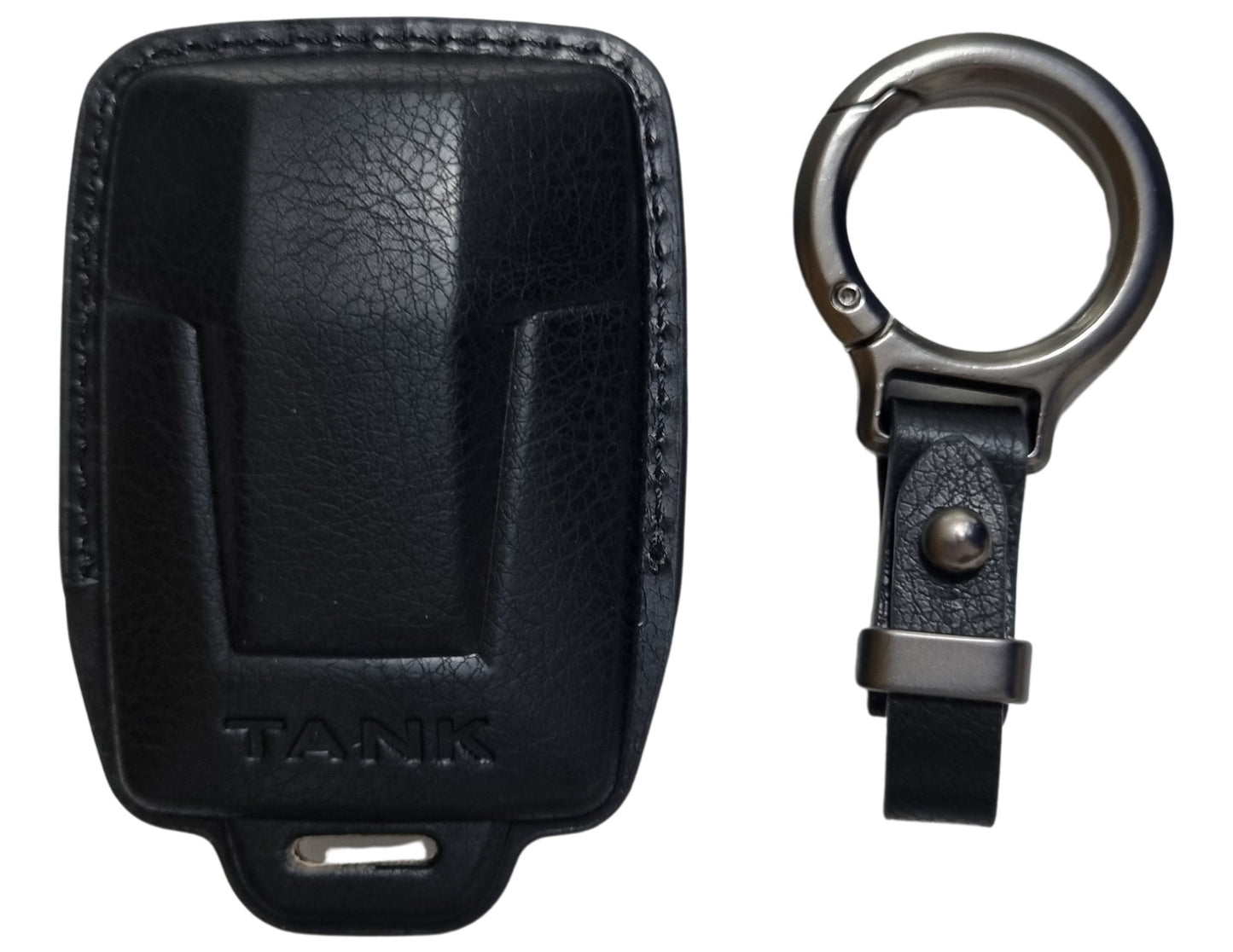 Tank 500 Car Key Cover with ring and 'TANK' branding on a white background