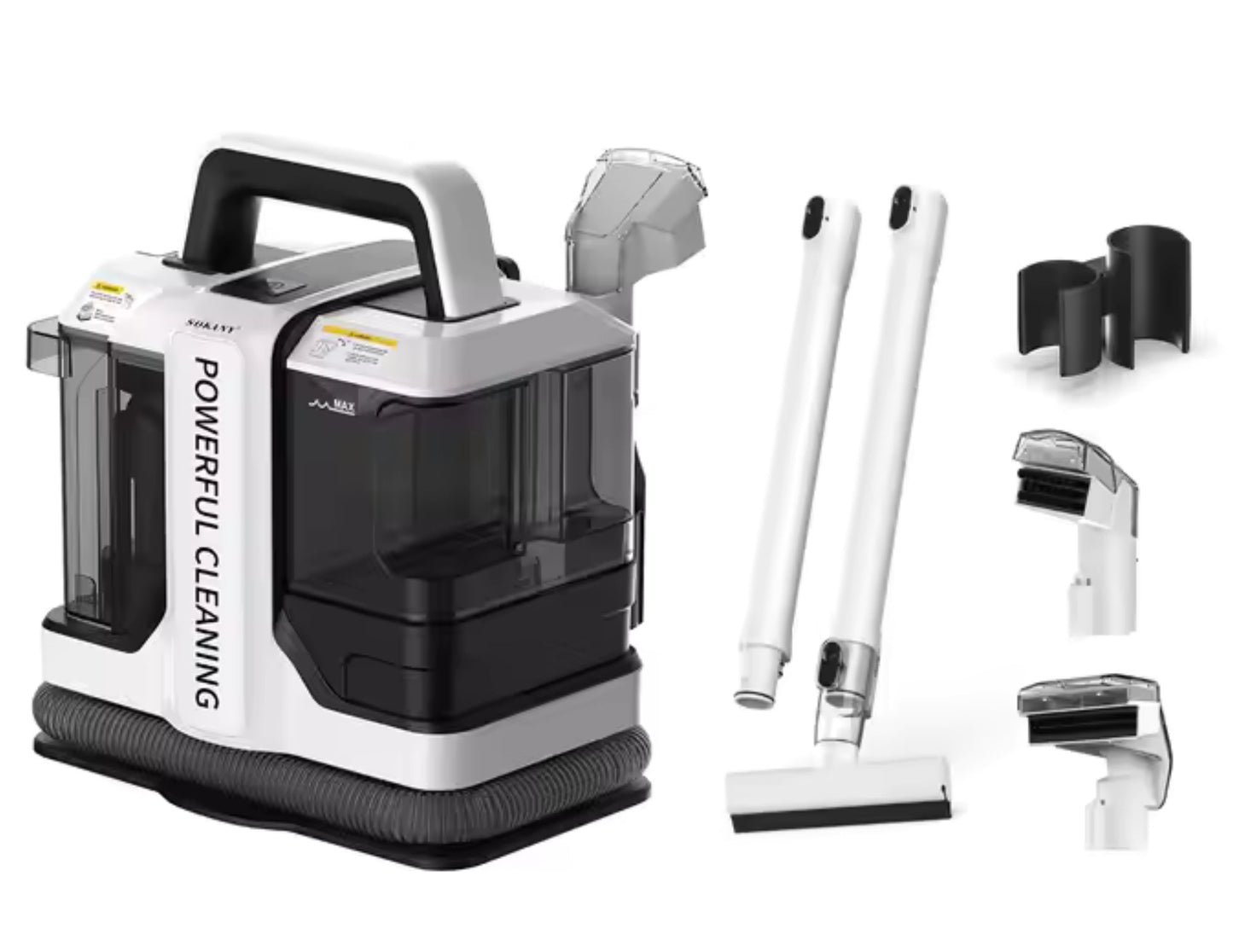 Sokany Portable Carpet & Upholstery Cleaner 1800W SK-13065 – 1.08L Water Tank, IPX4 Waterproof