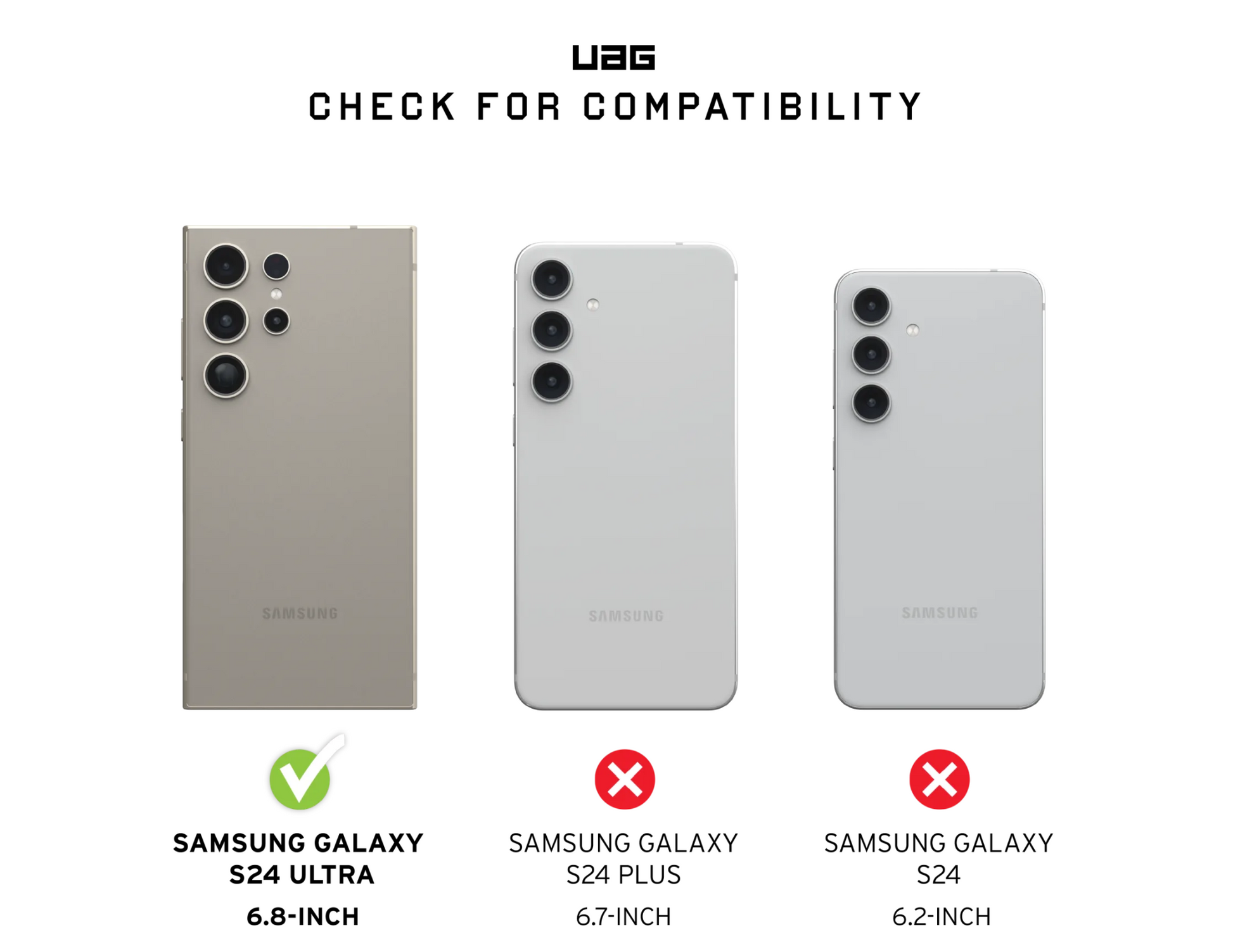 UAG Plyo Pro Case for Samsung Galaxy s24 Ultra - Ice Silver - THABTHABA STORE