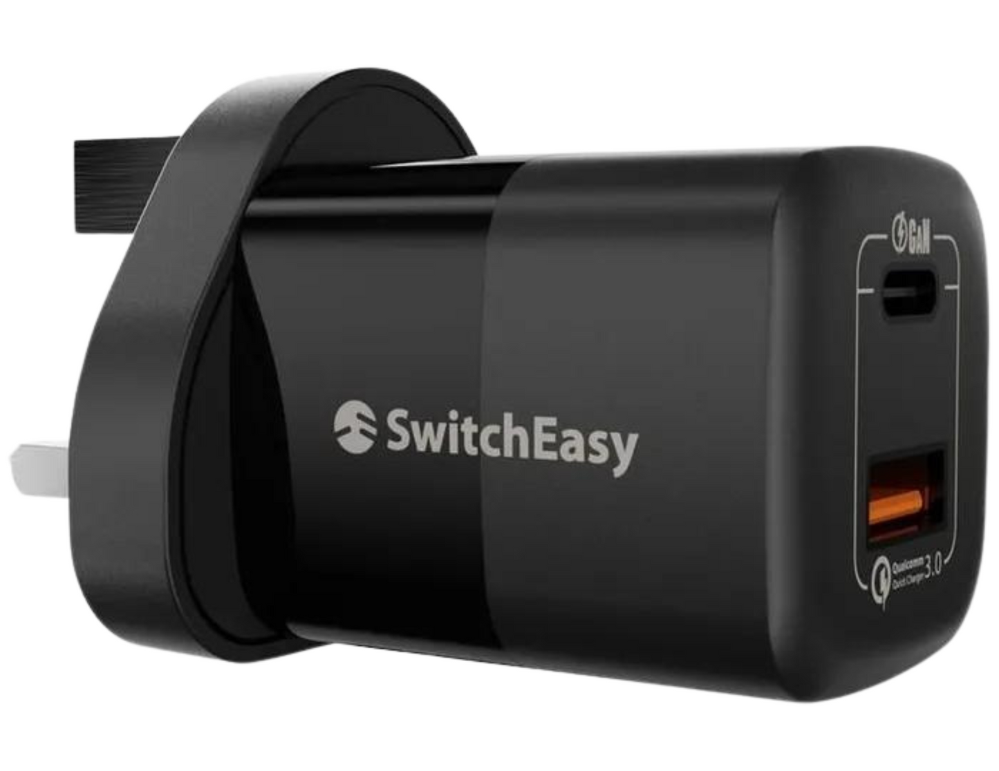 SwitchEasy PowerBuddy 40W GaN Wall Charger 2 Port - THABTHABA STORE